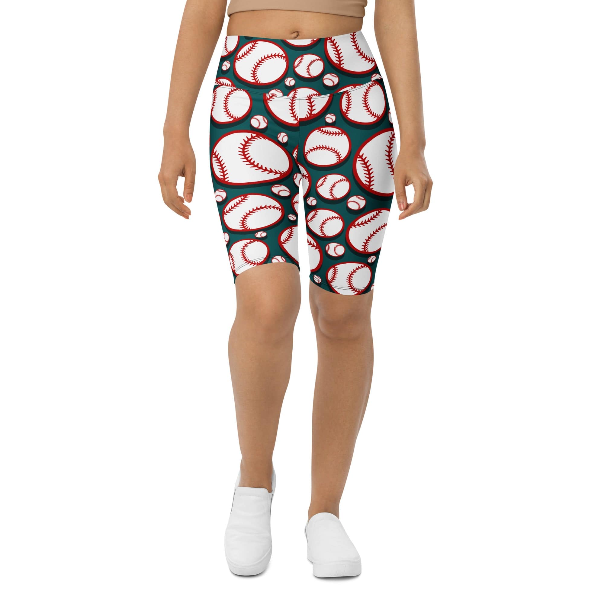 Baseball Biker Shorts