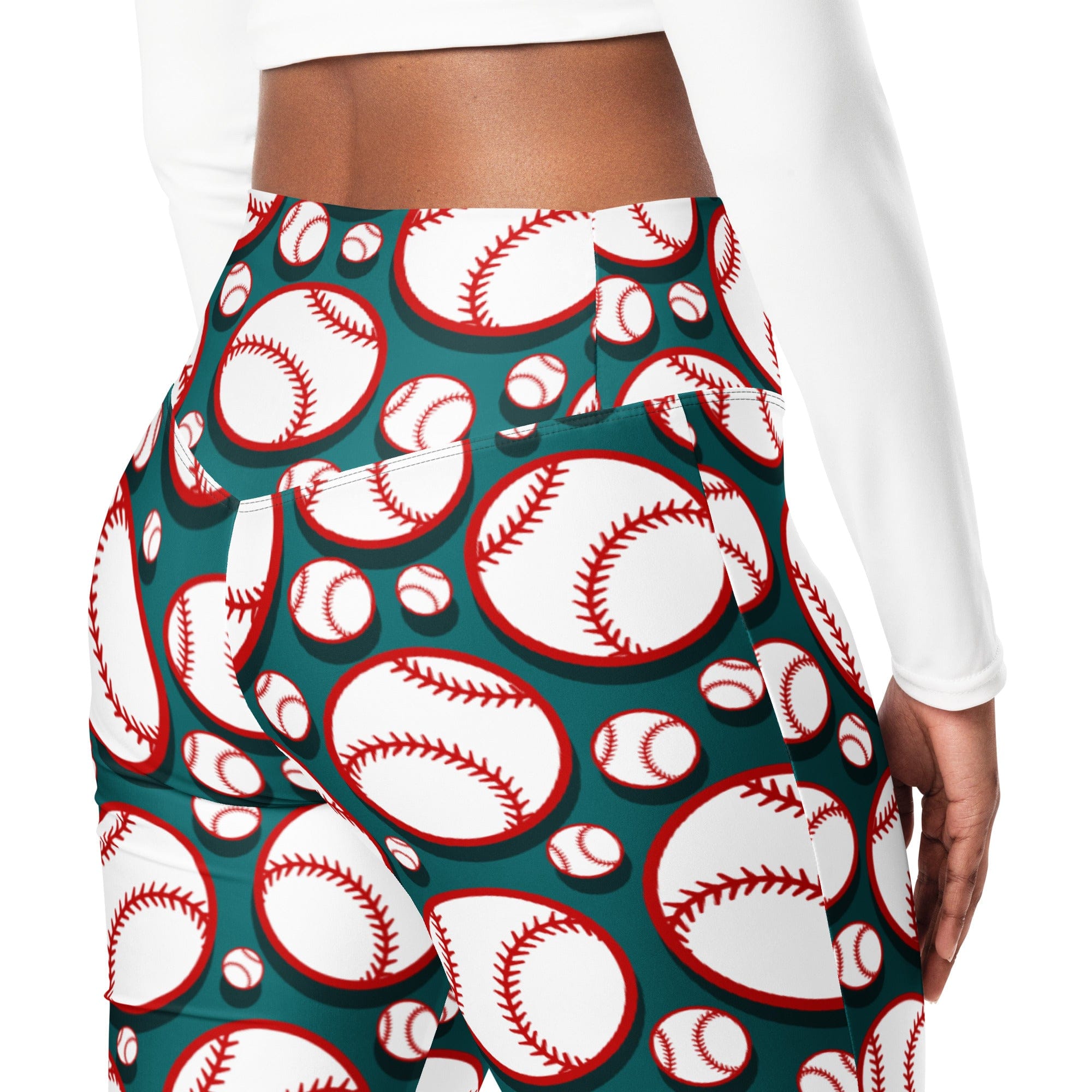 Baseball Flare Leggings
