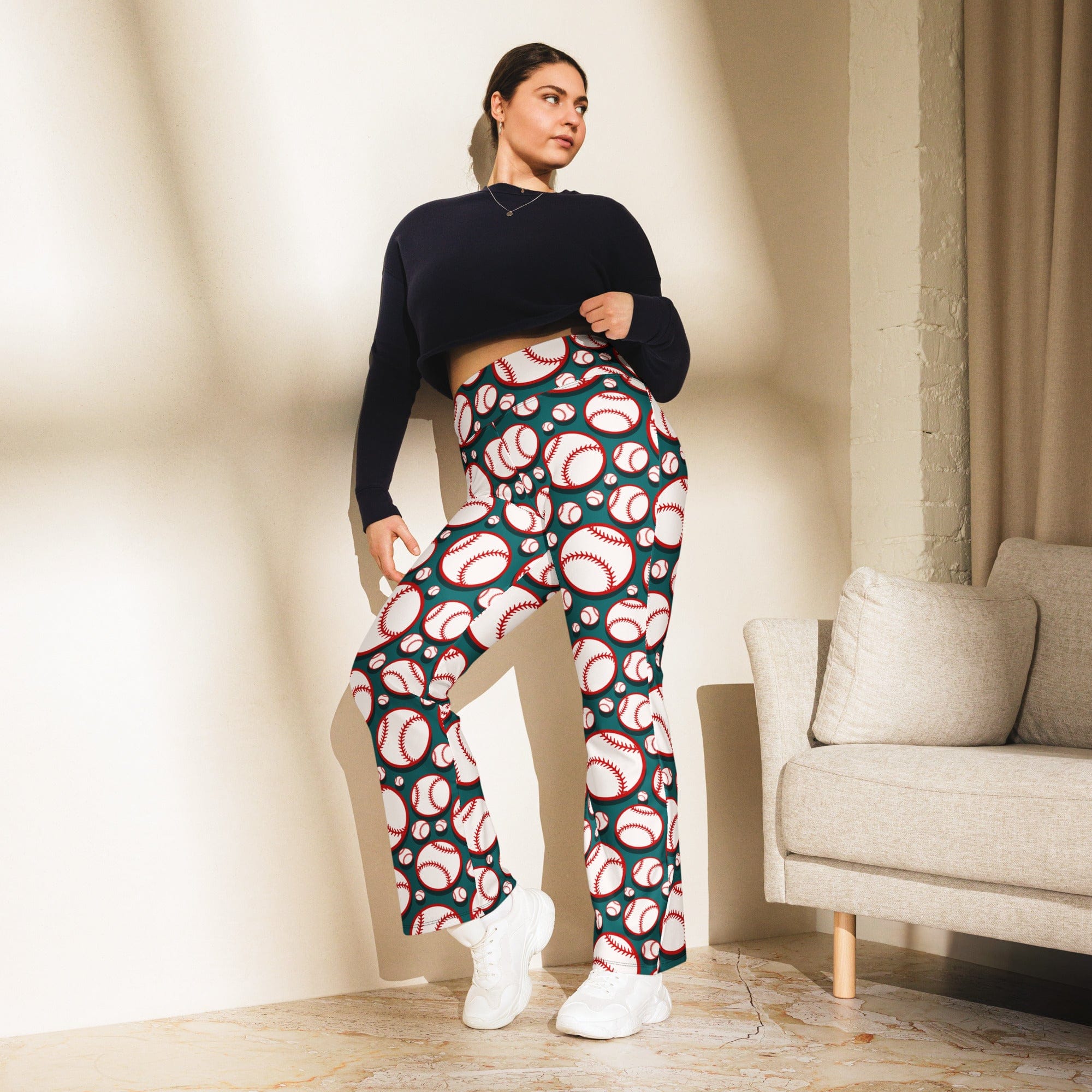 Baseball Flare Leggings