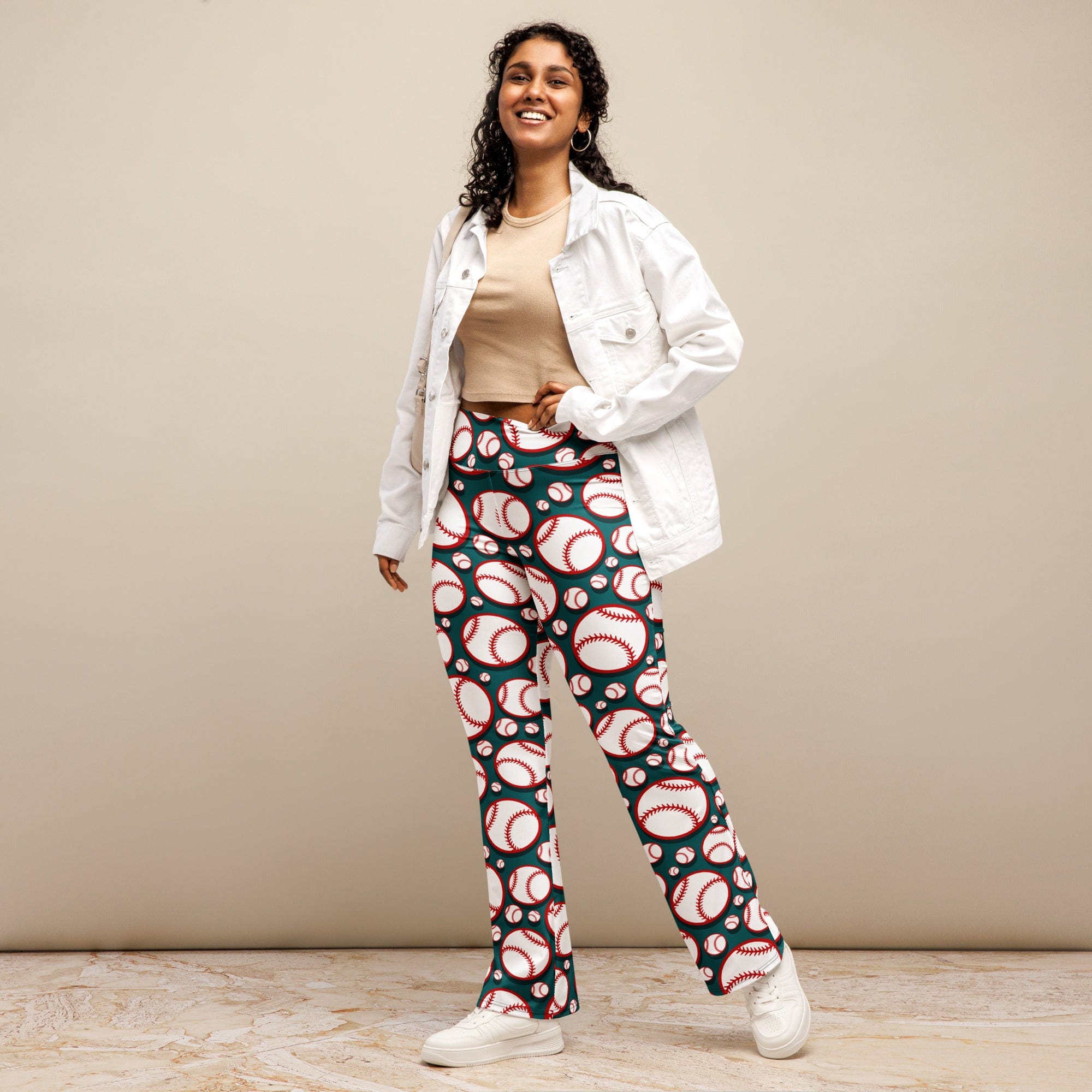 Baseball Flare Leggings