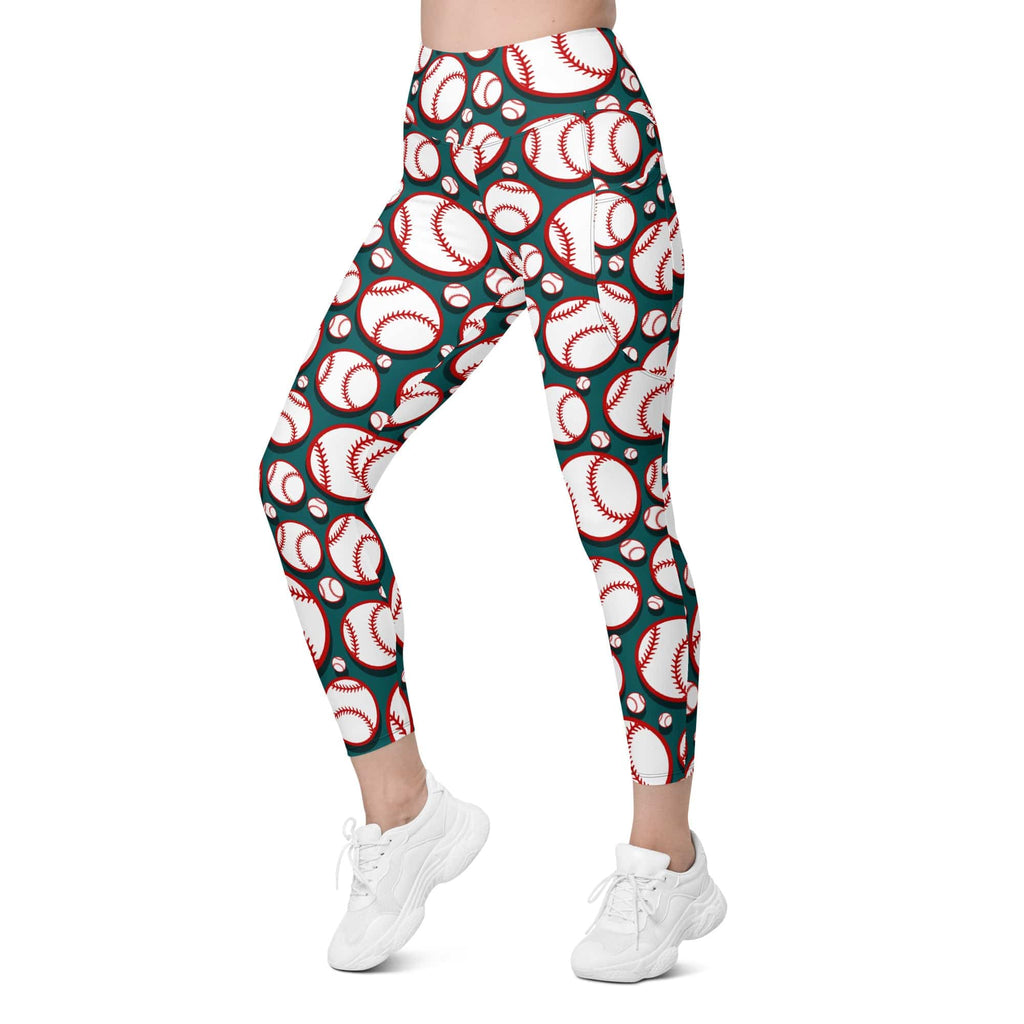Baseball Leggings With Pockets