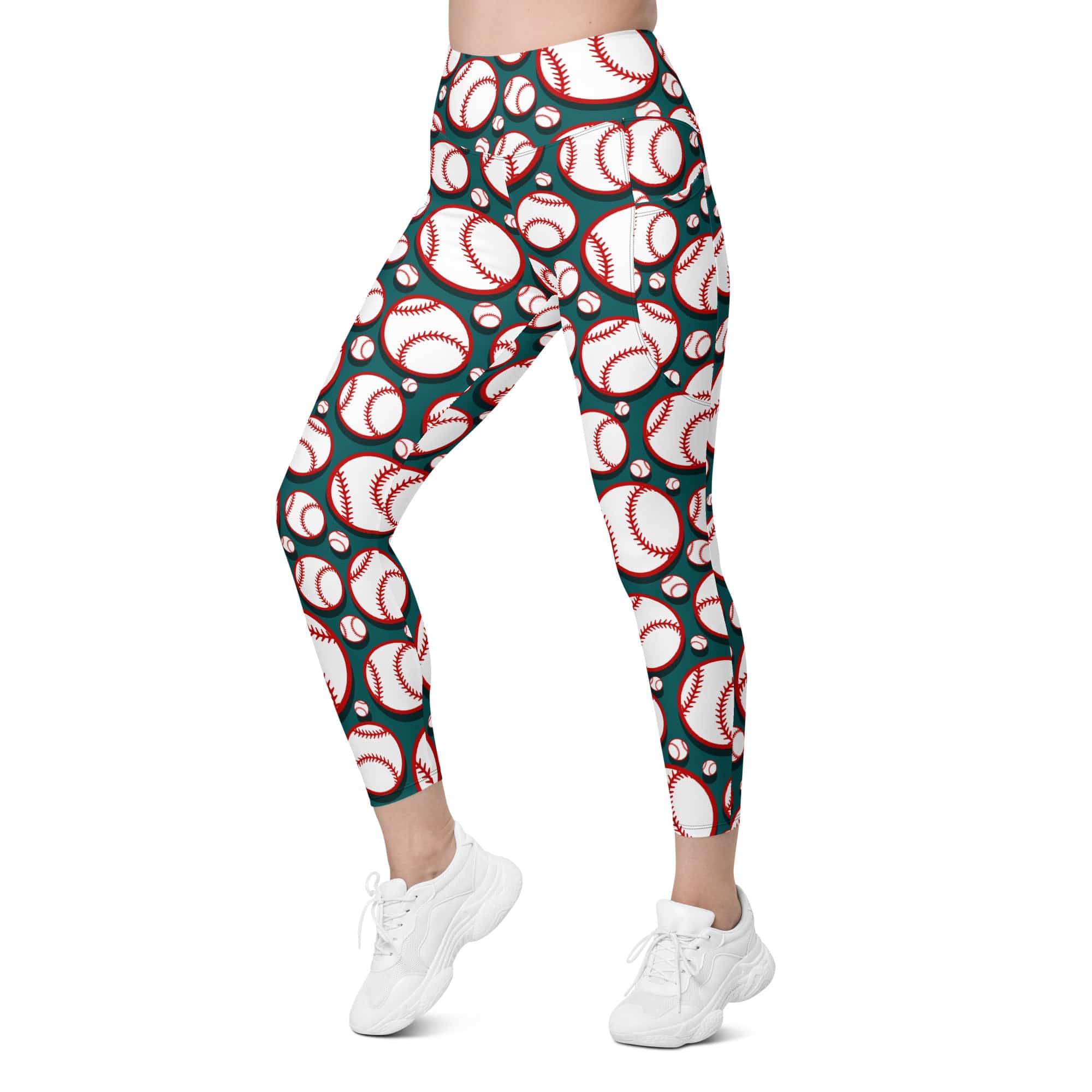 Baseball Leggings With Pockets