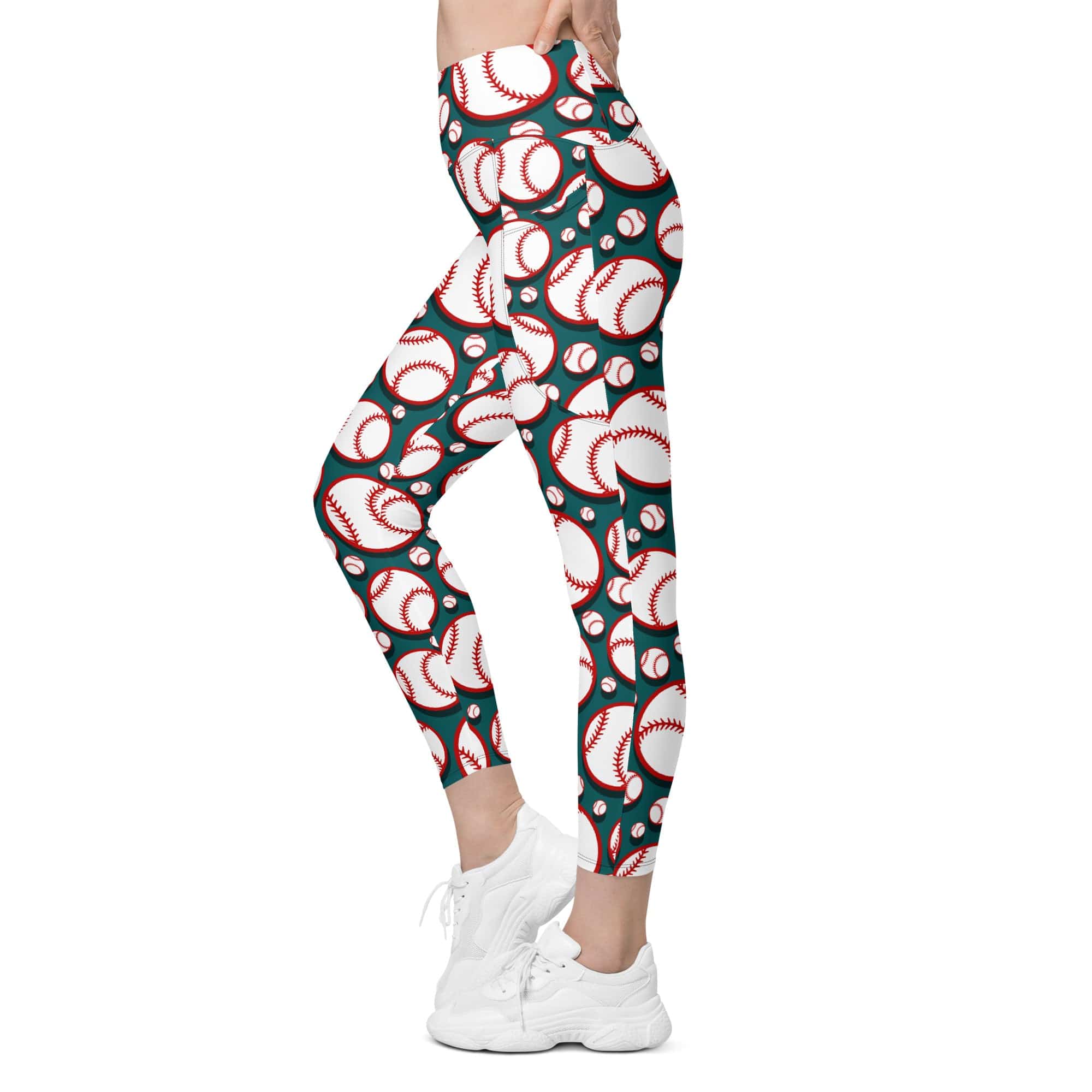 Baseball Leggings With Pockets