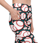 Baseball Leggings With Pockets