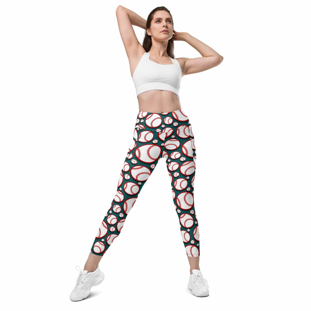 Baseball Leggings With Pockets