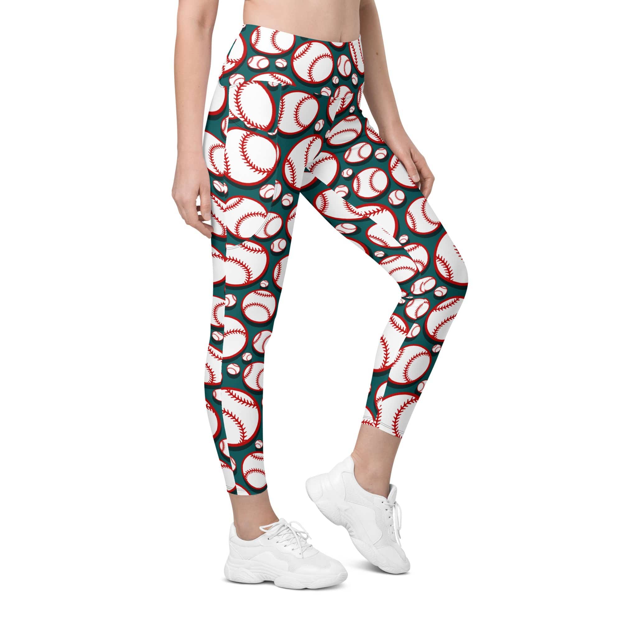 Baseball Leggings With Pockets