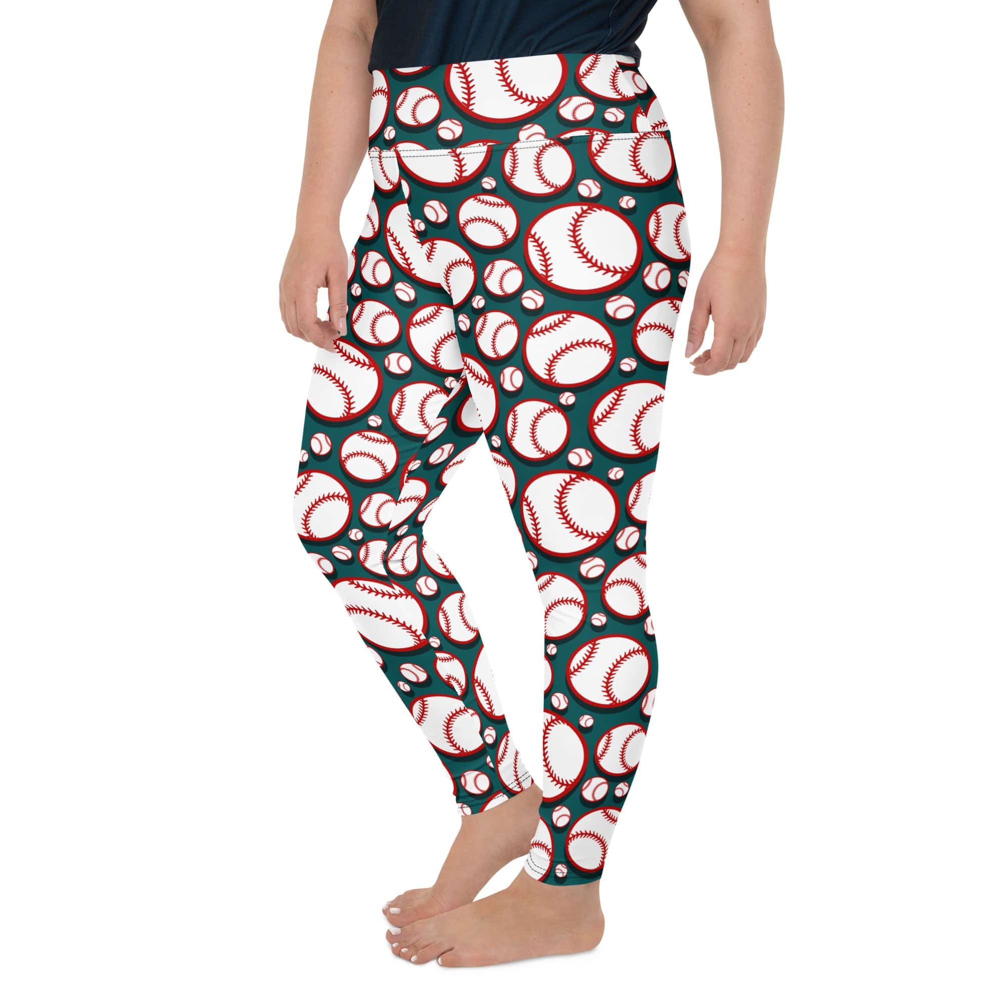 Baseball Plus Size Leggings