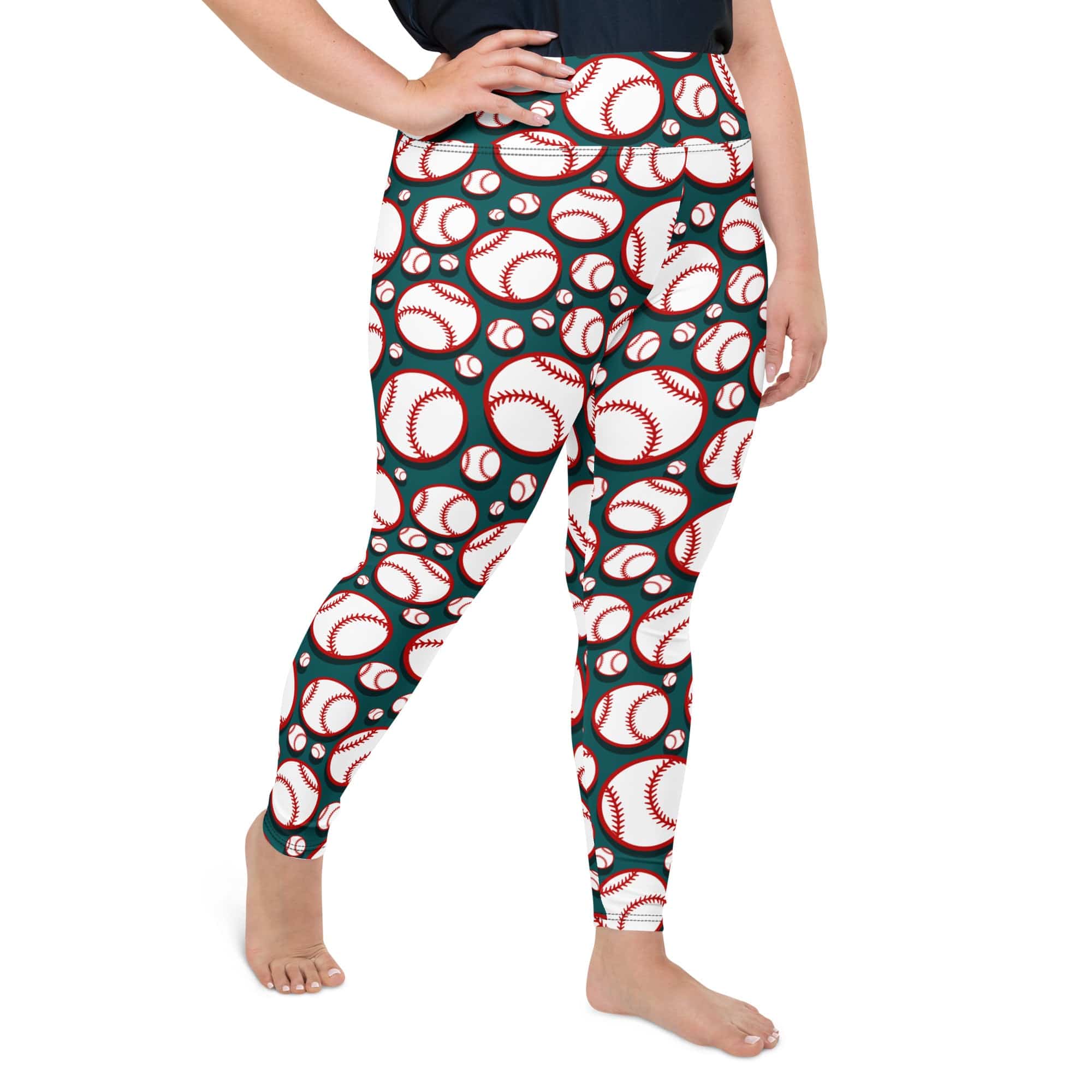 Baseball Plus Size Leggings