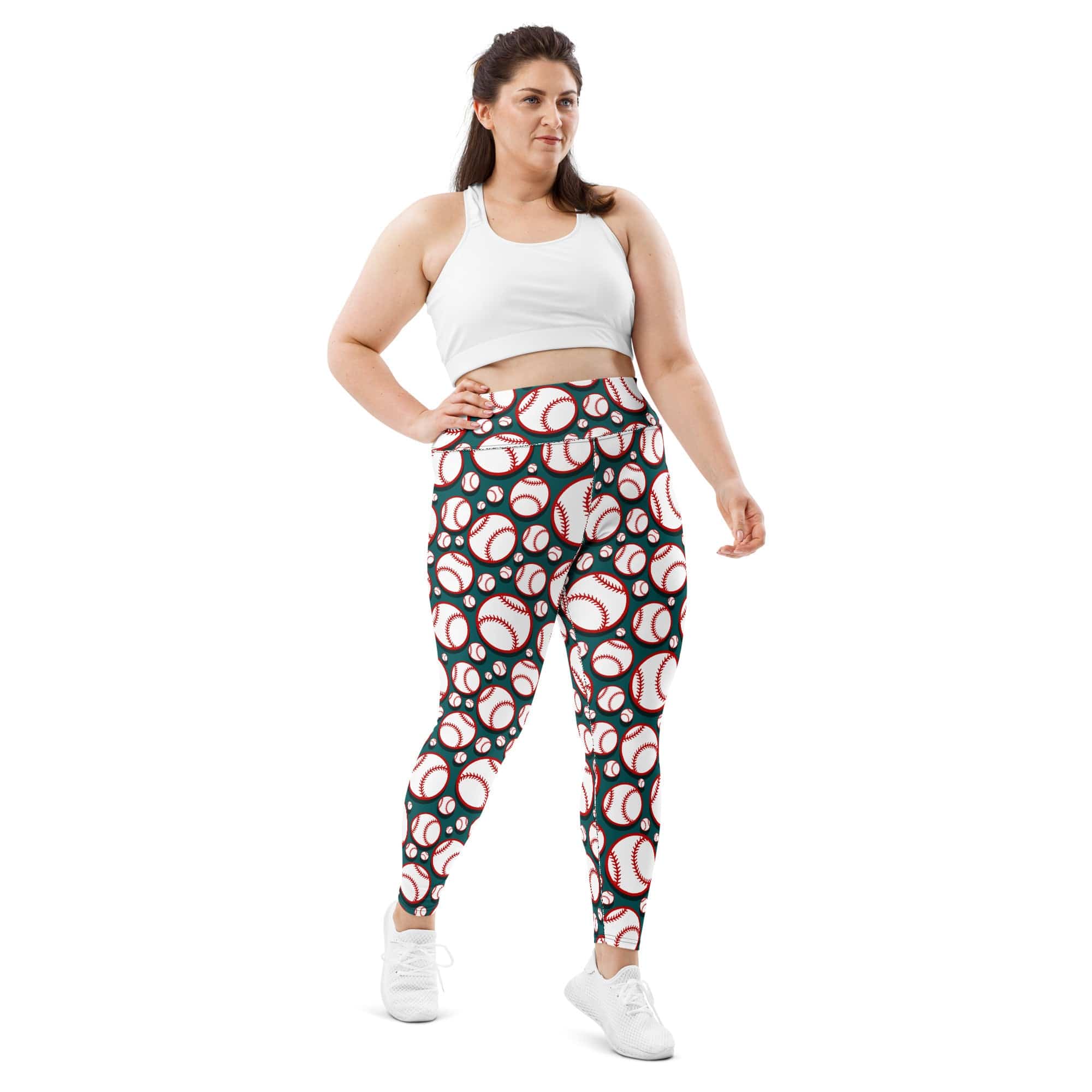 Baseball Plus Size Leggings