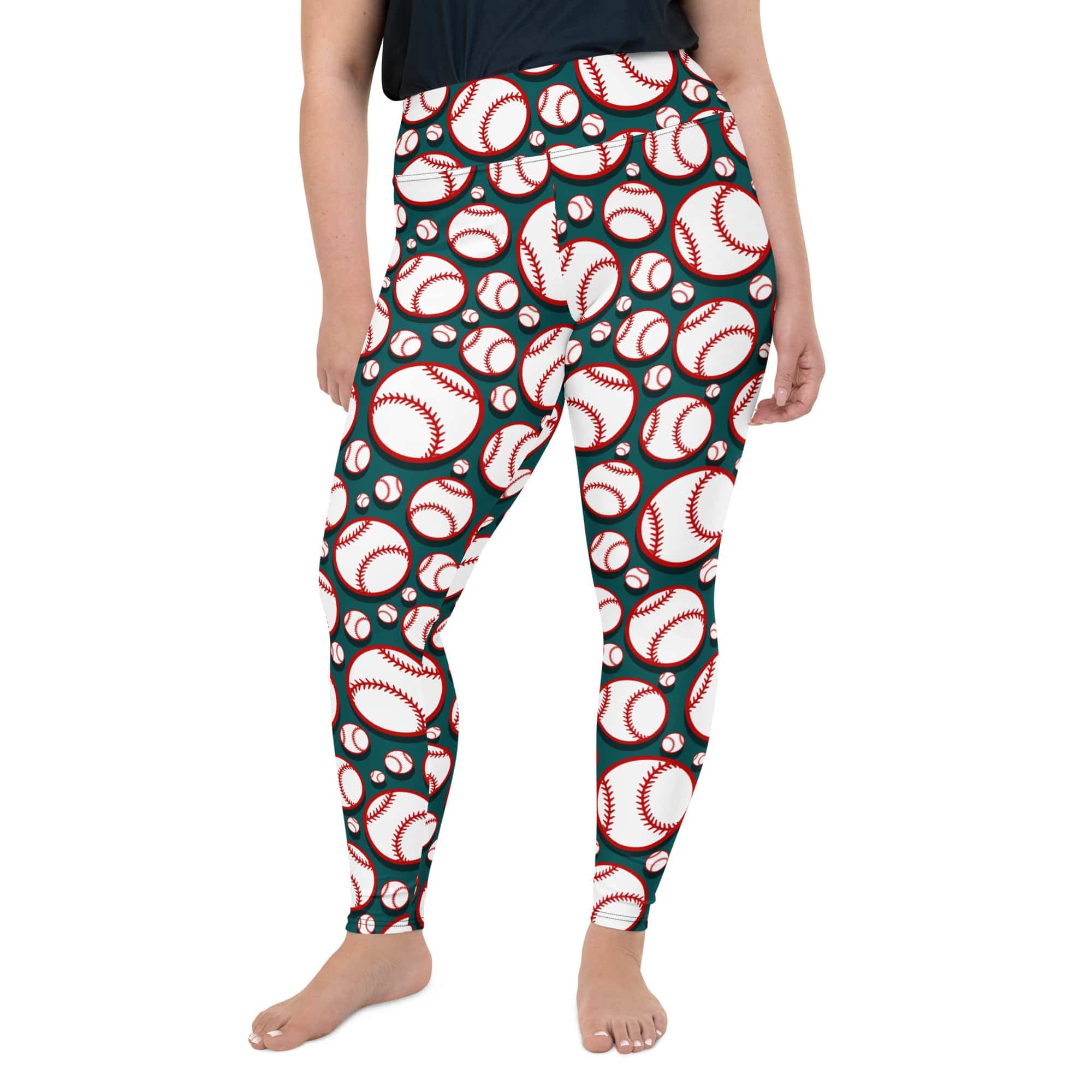 Baseball Plus Size Leggings