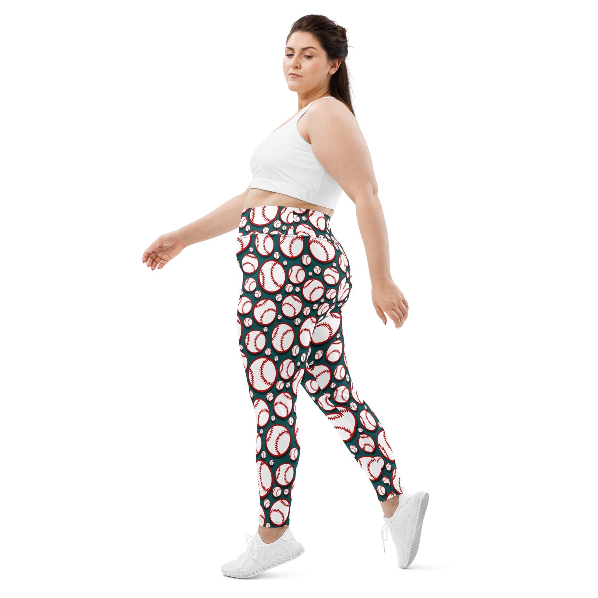 Baseball Plus Size Leggings