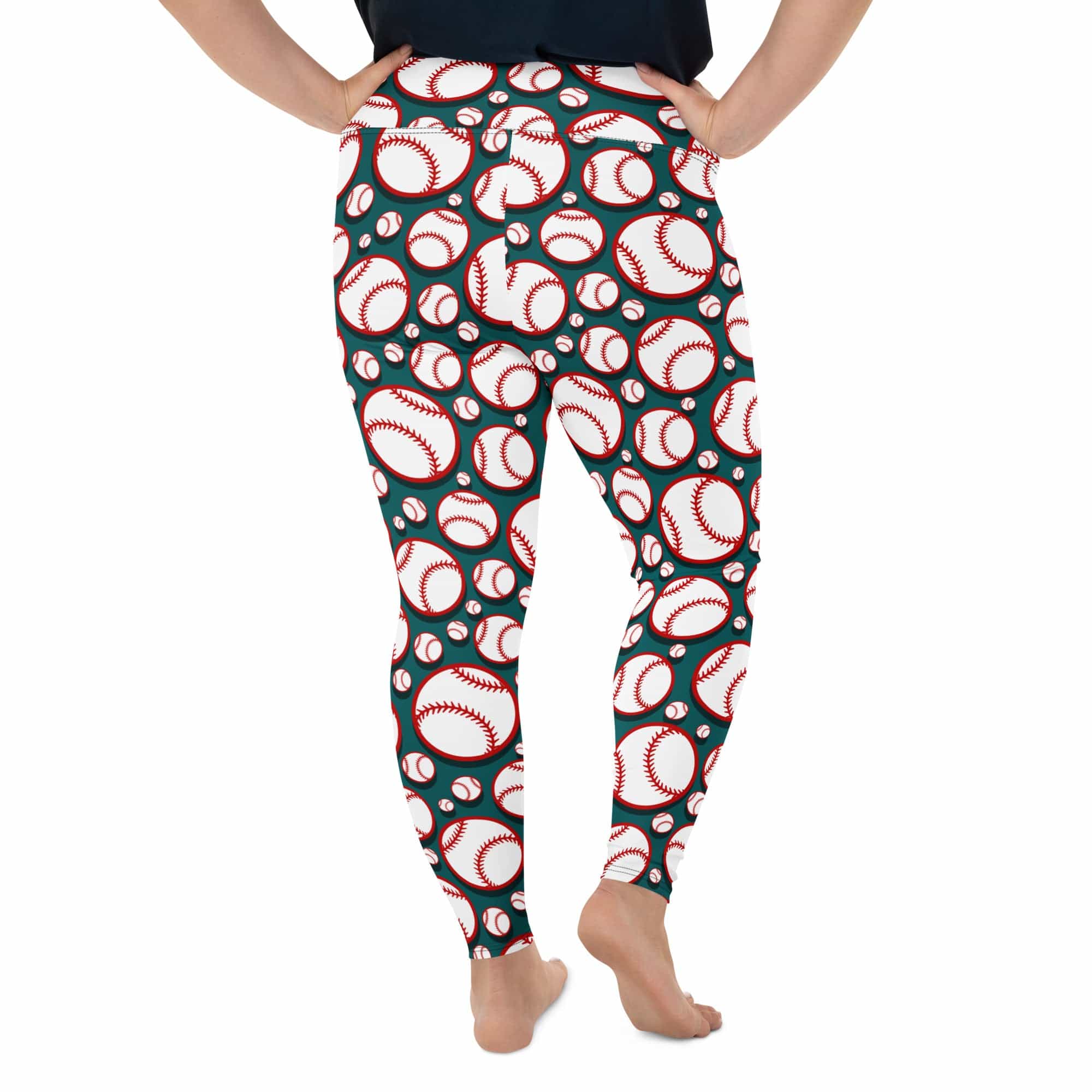 Baseball Plus Size Leggings