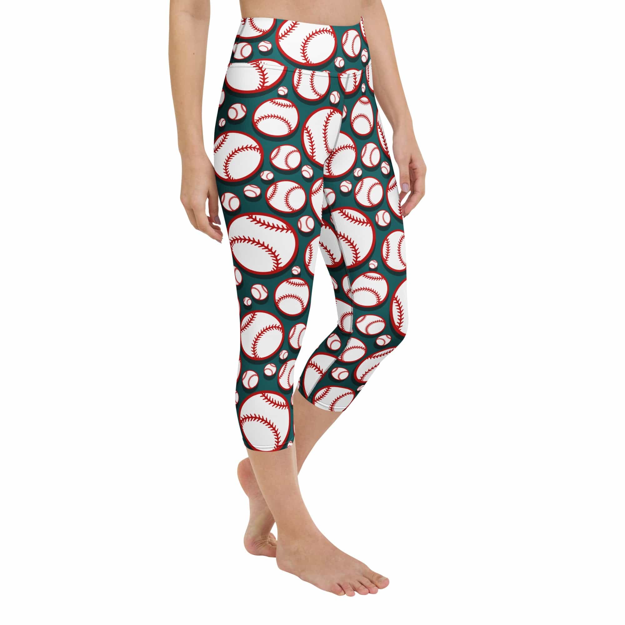 Baseball Yoga Capris