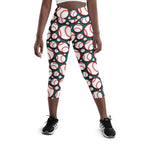 Baseball Yoga Capris