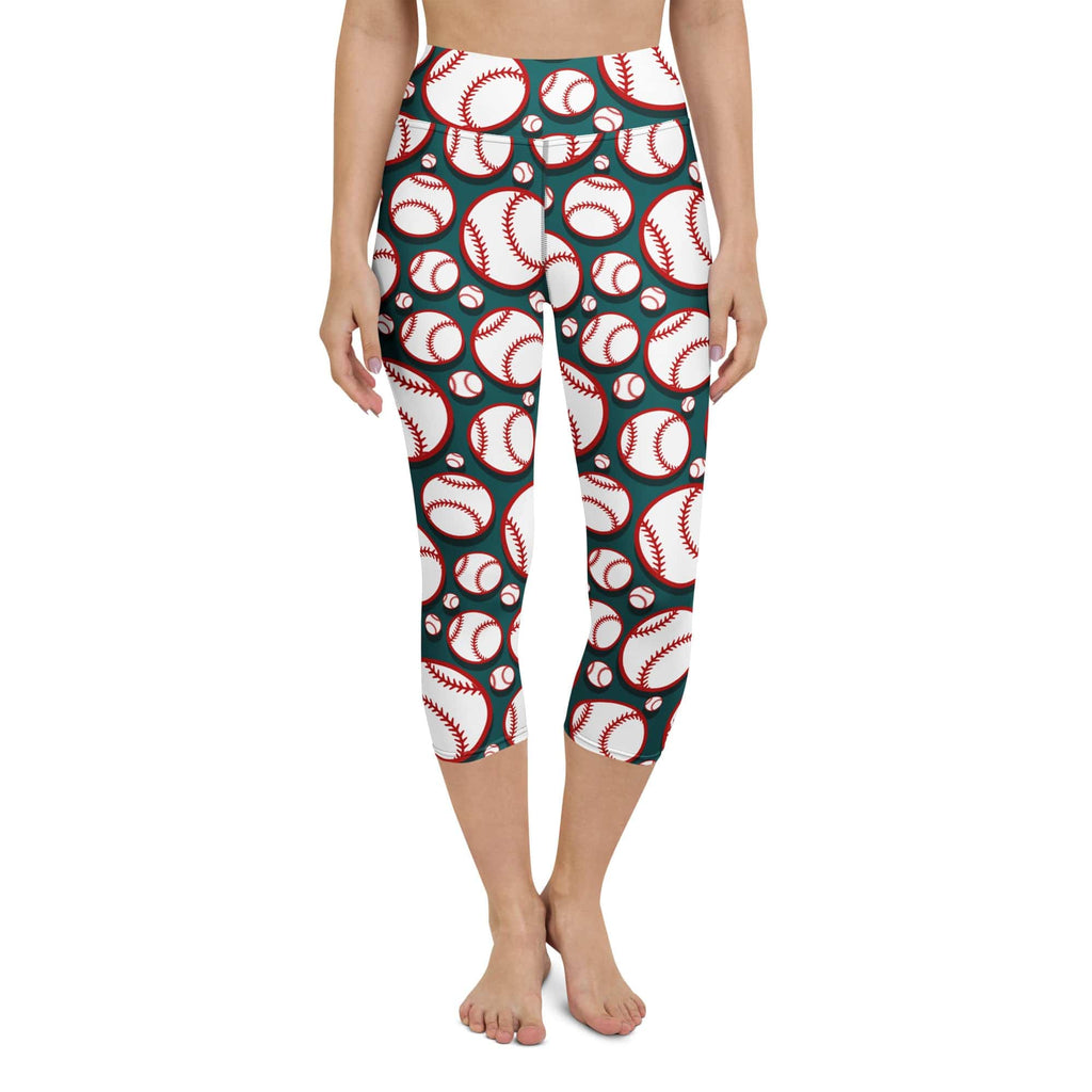 Baseball Yoga Capris