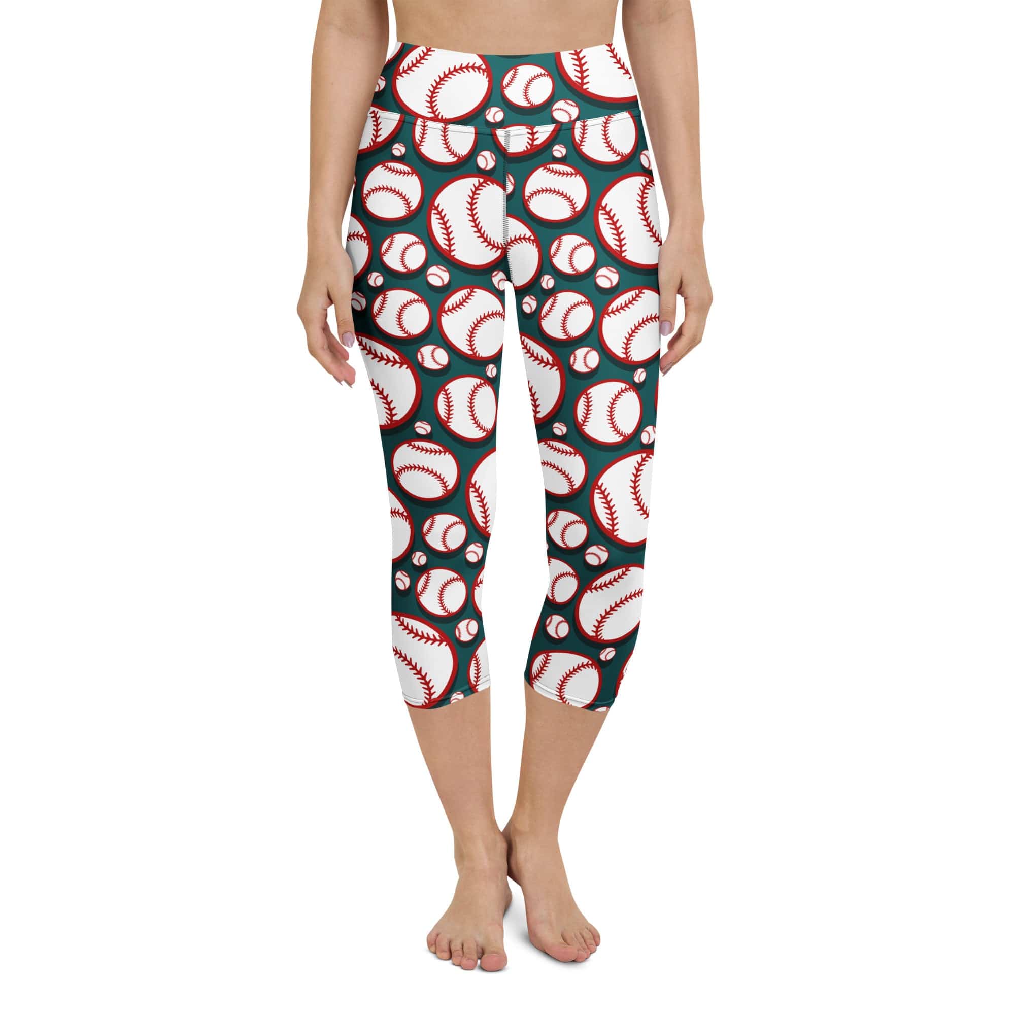 Baseball Yoga Capris