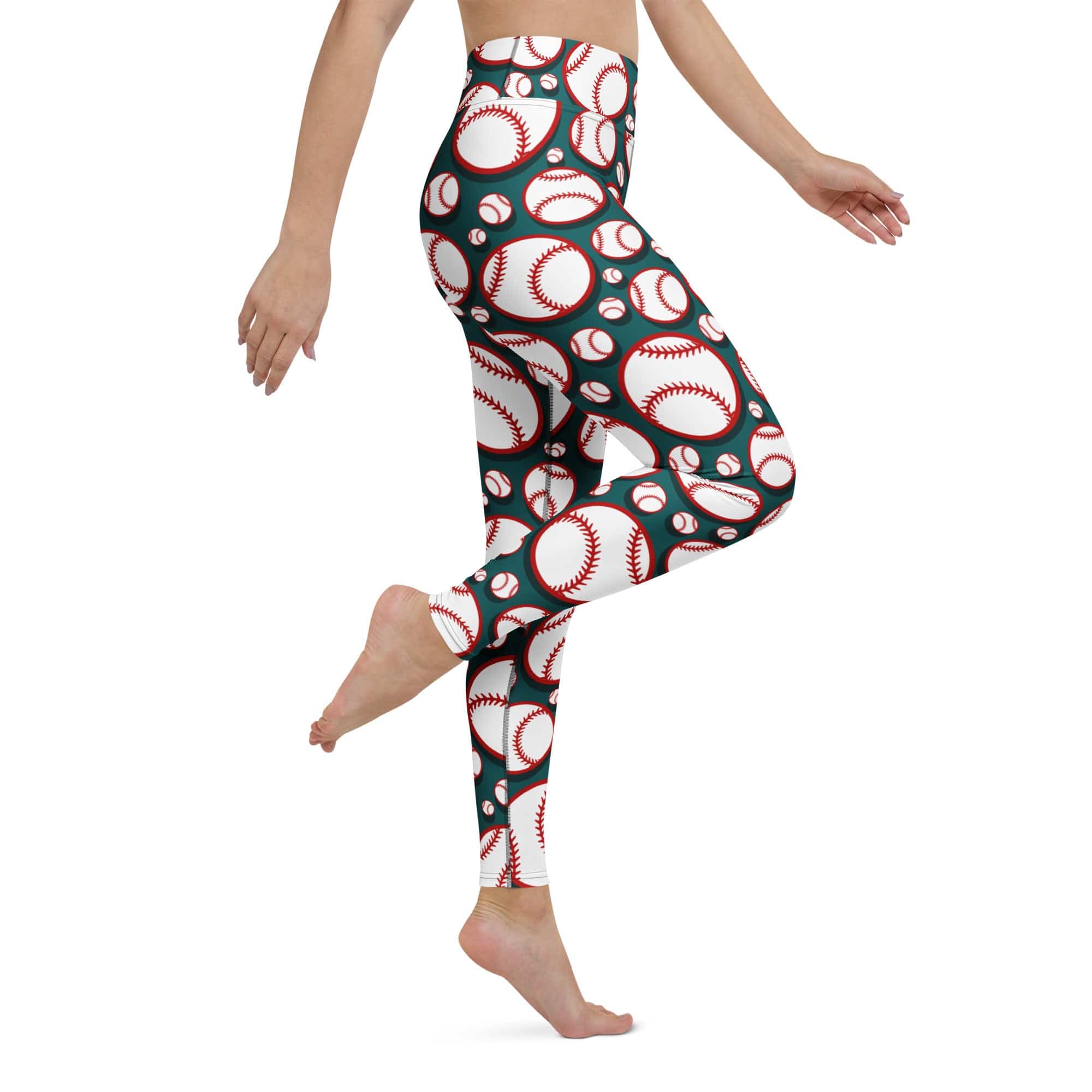 Baseball Yoga Leggings