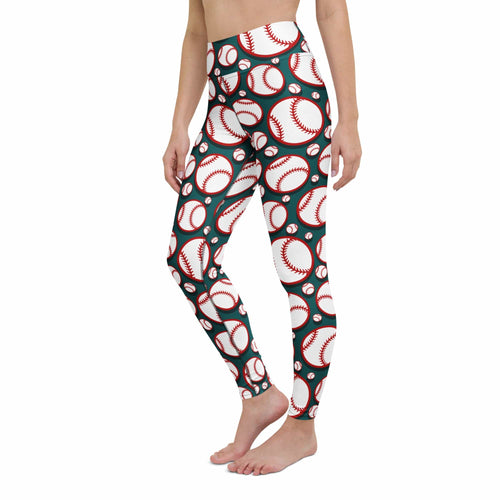 Baseball Yoga Leggings