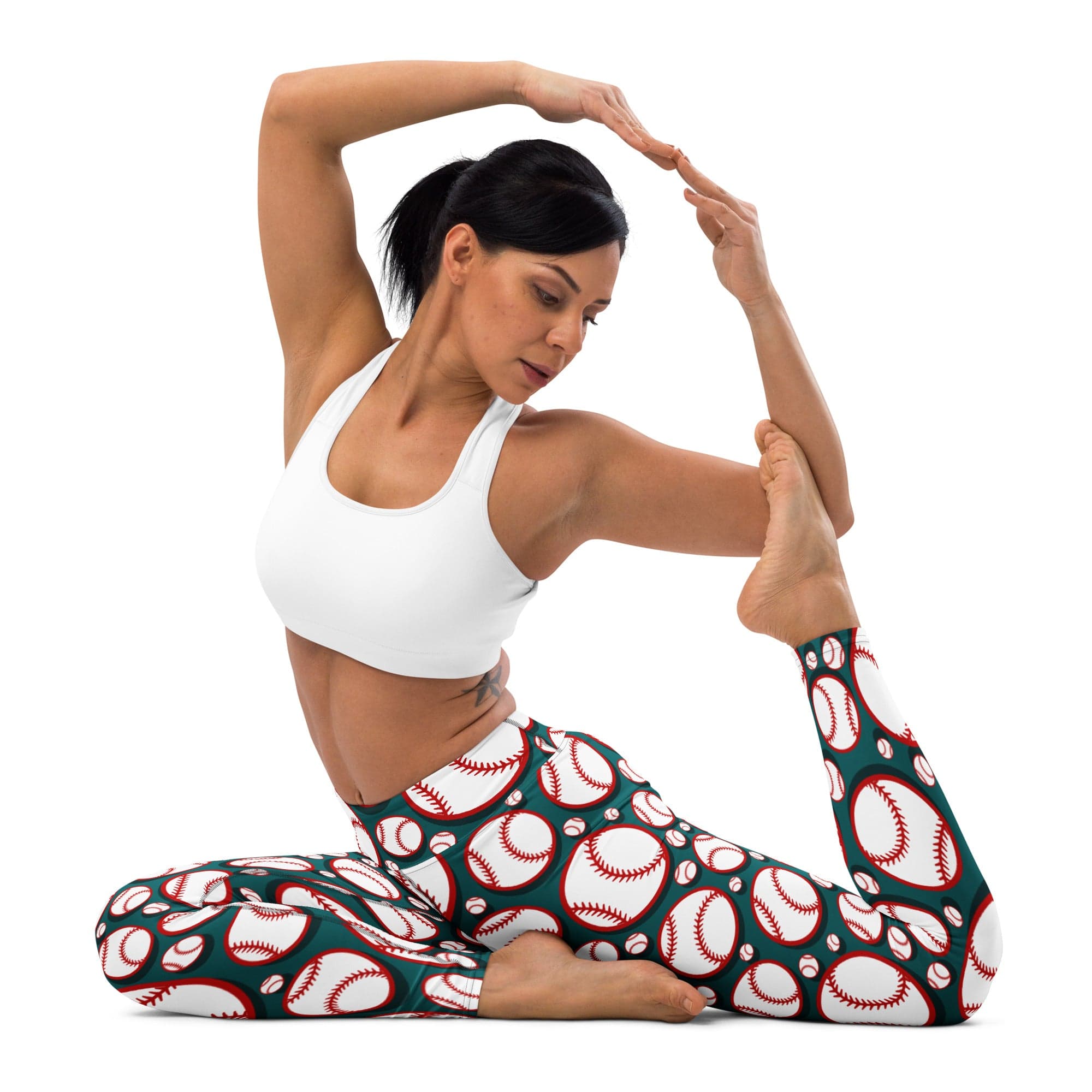 Baseball Yoga Leggings