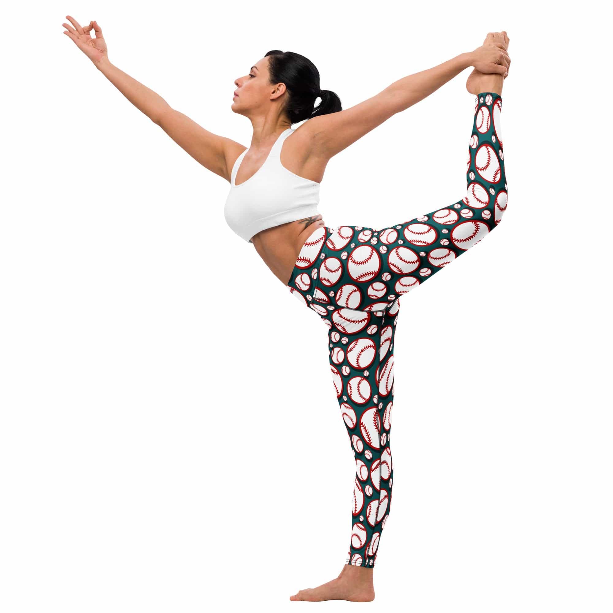 Baseball Yoga Leggings