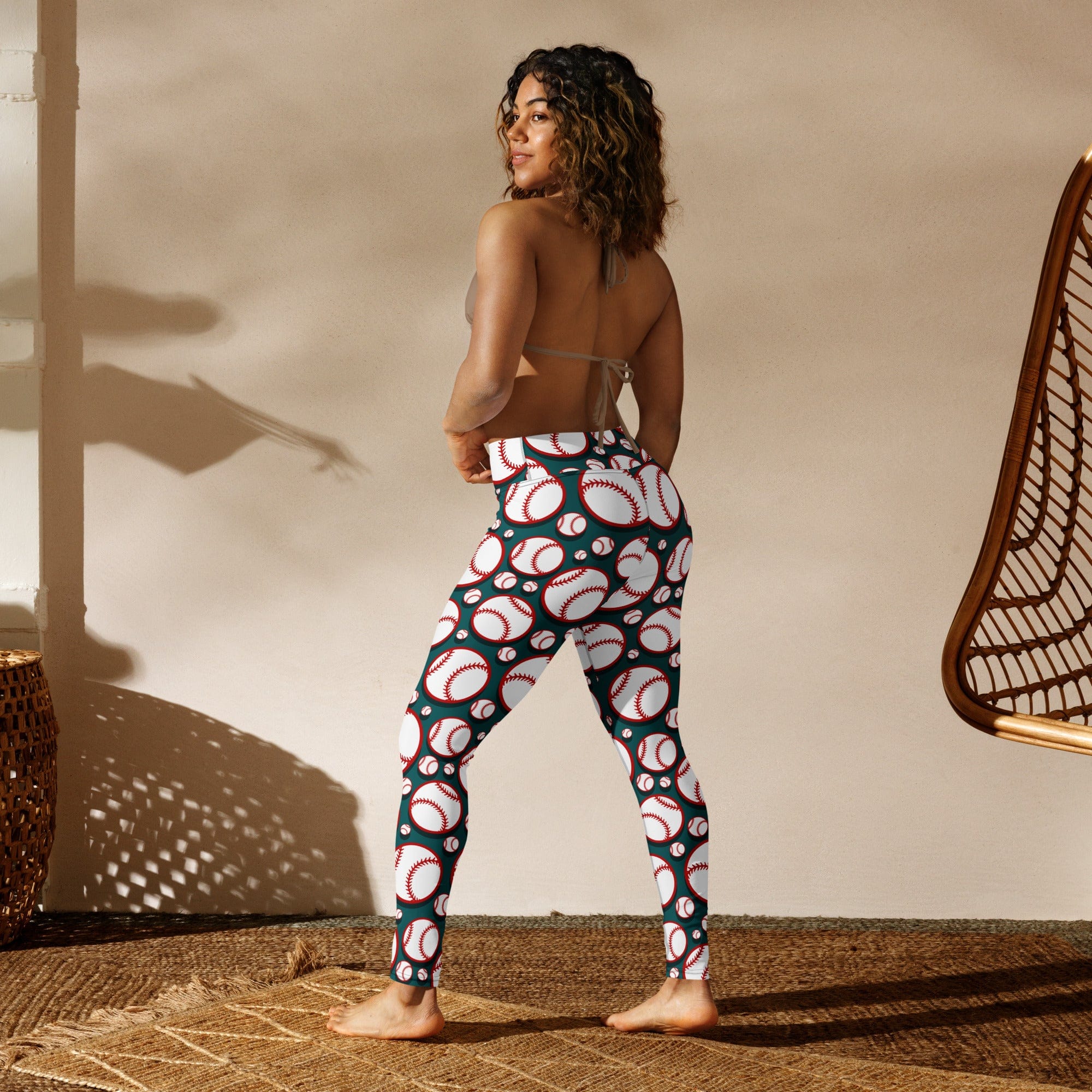 Baseball Yoga Leggings