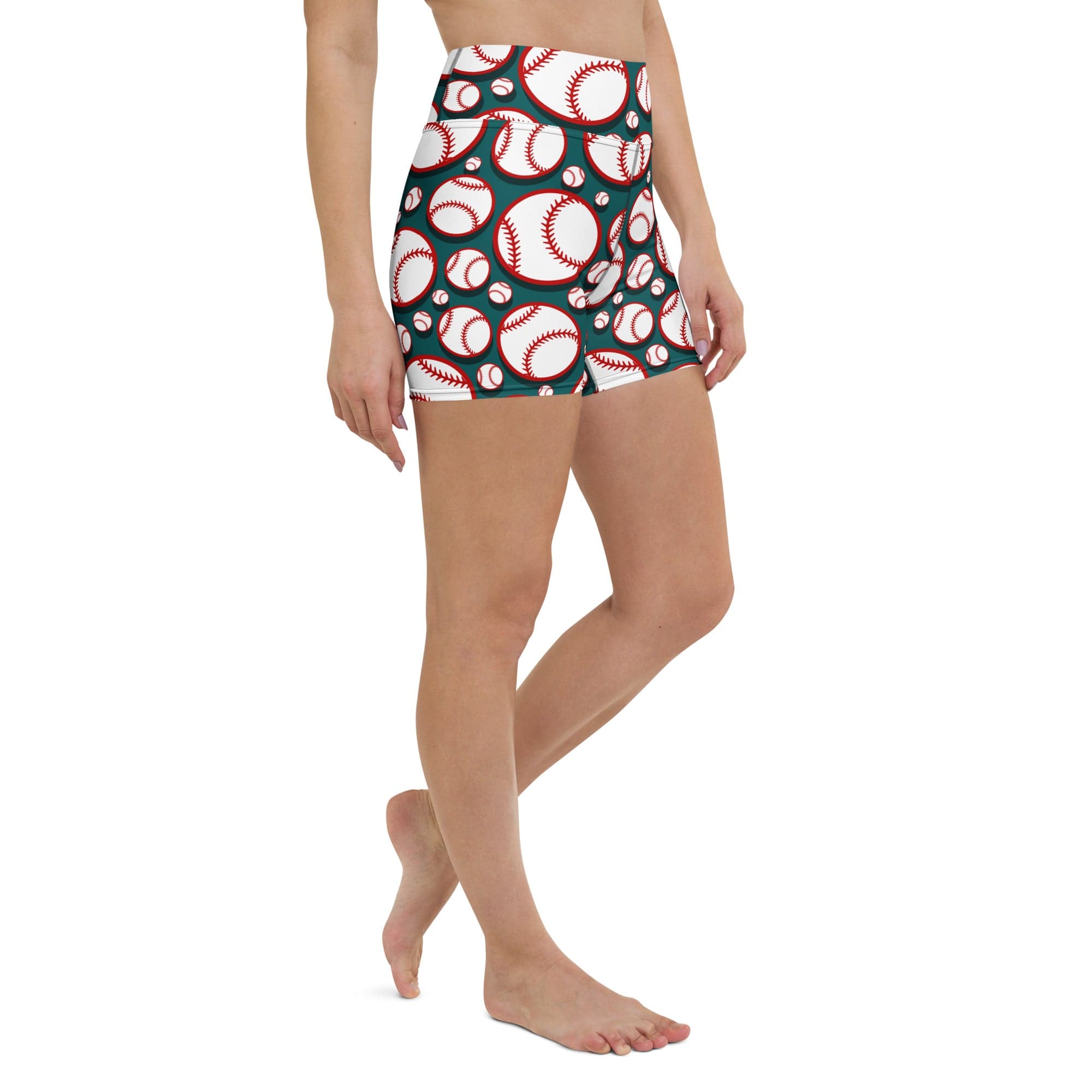 Baseball Yoga Shorts