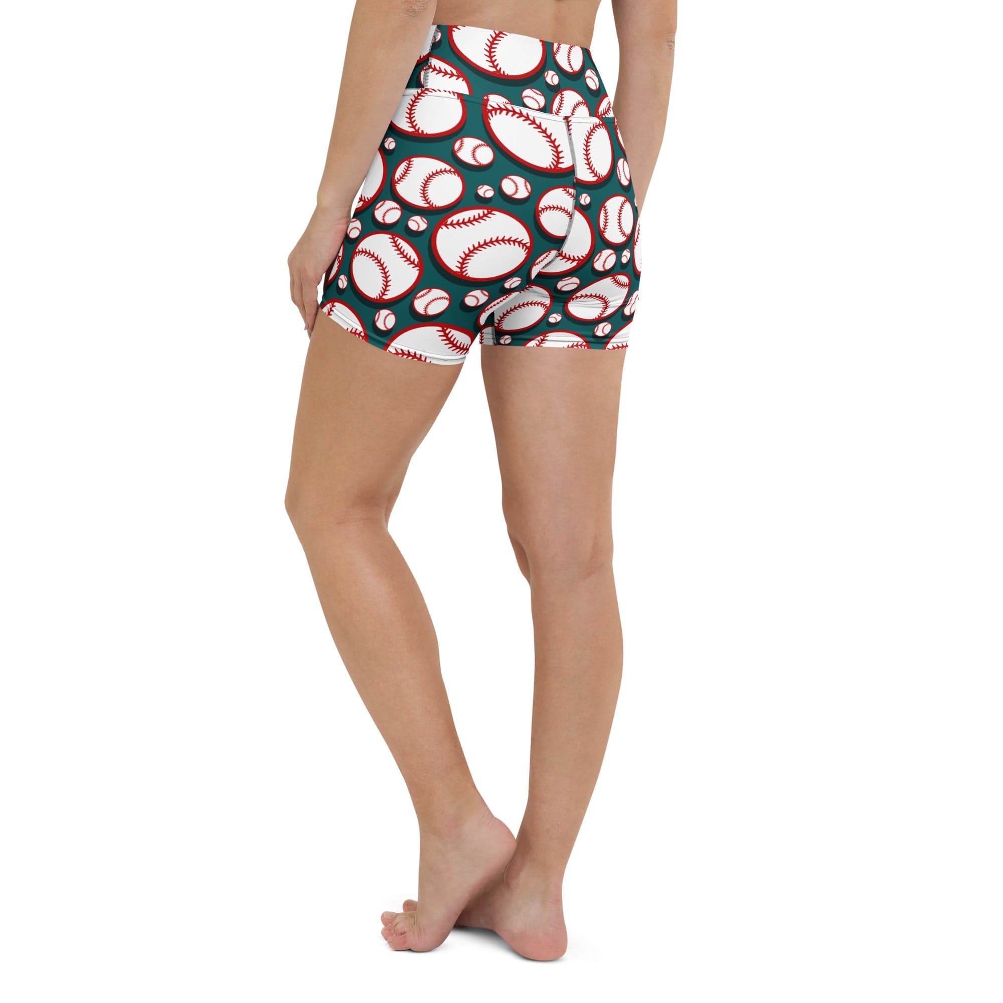 Baseball Yoga Shorts