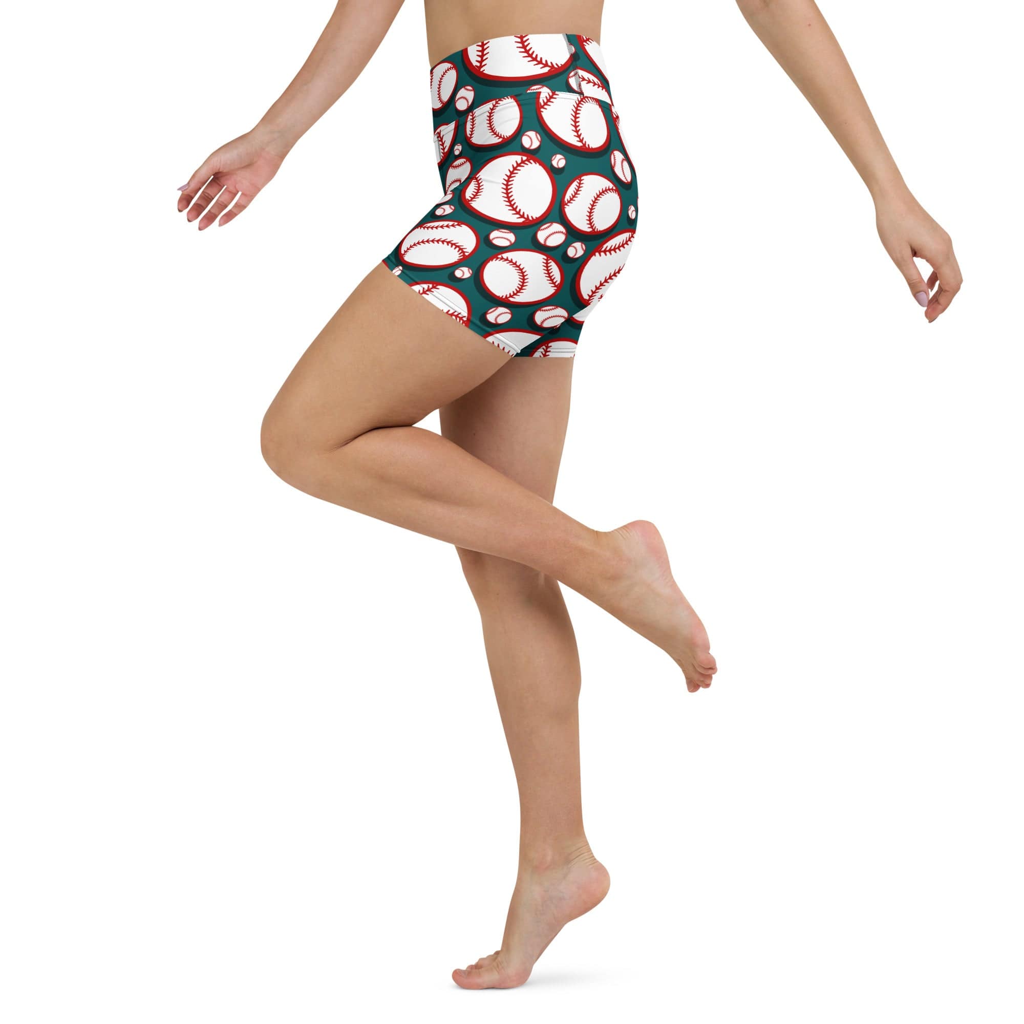Baseball Yoga Shorts