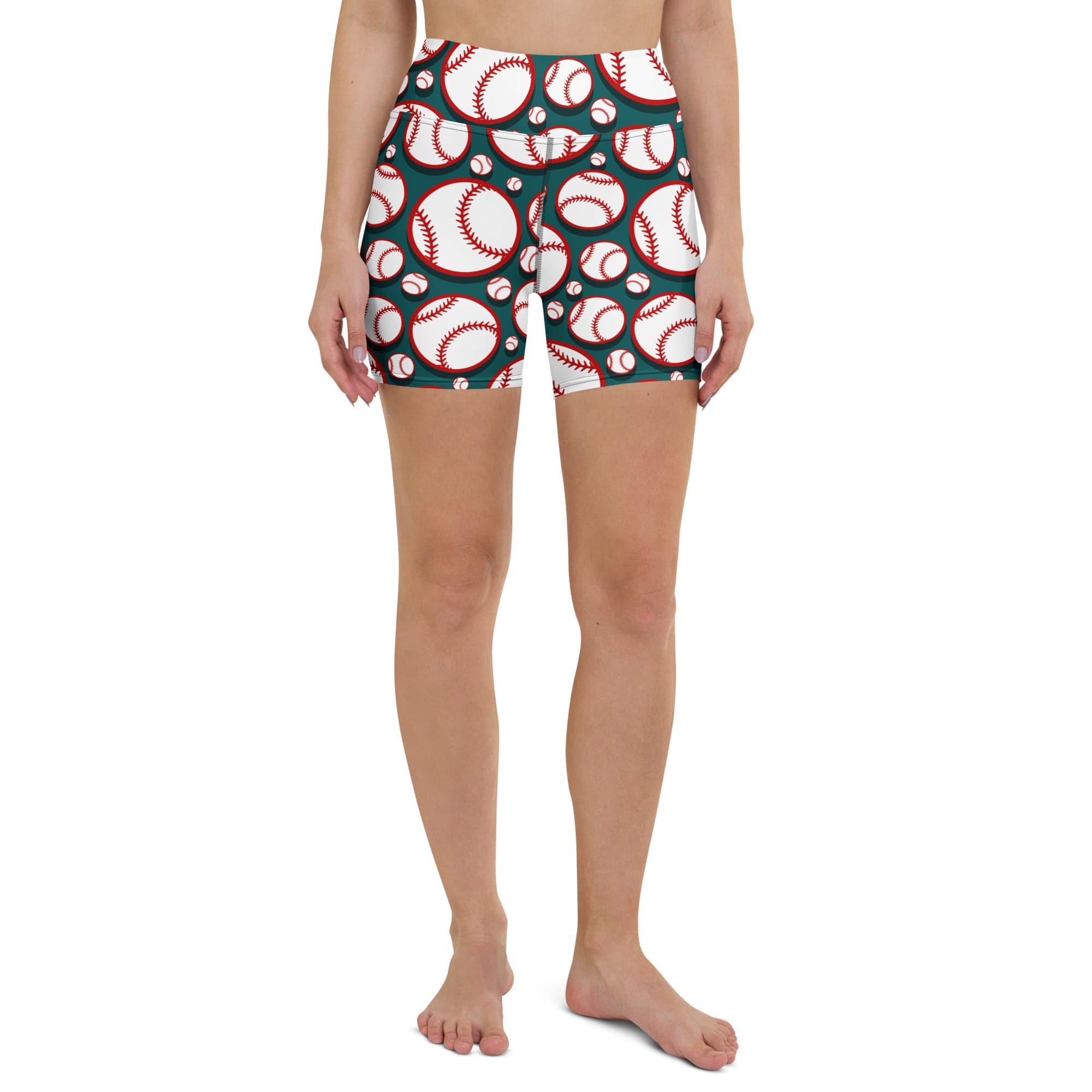 Baseball Yoga Shorts