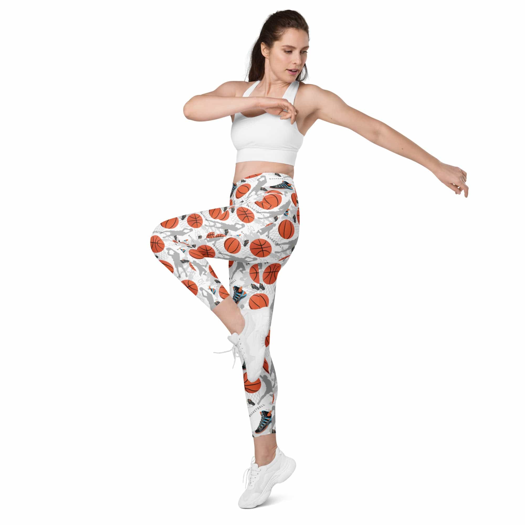 Basketball Crossover Leggings With Pockets