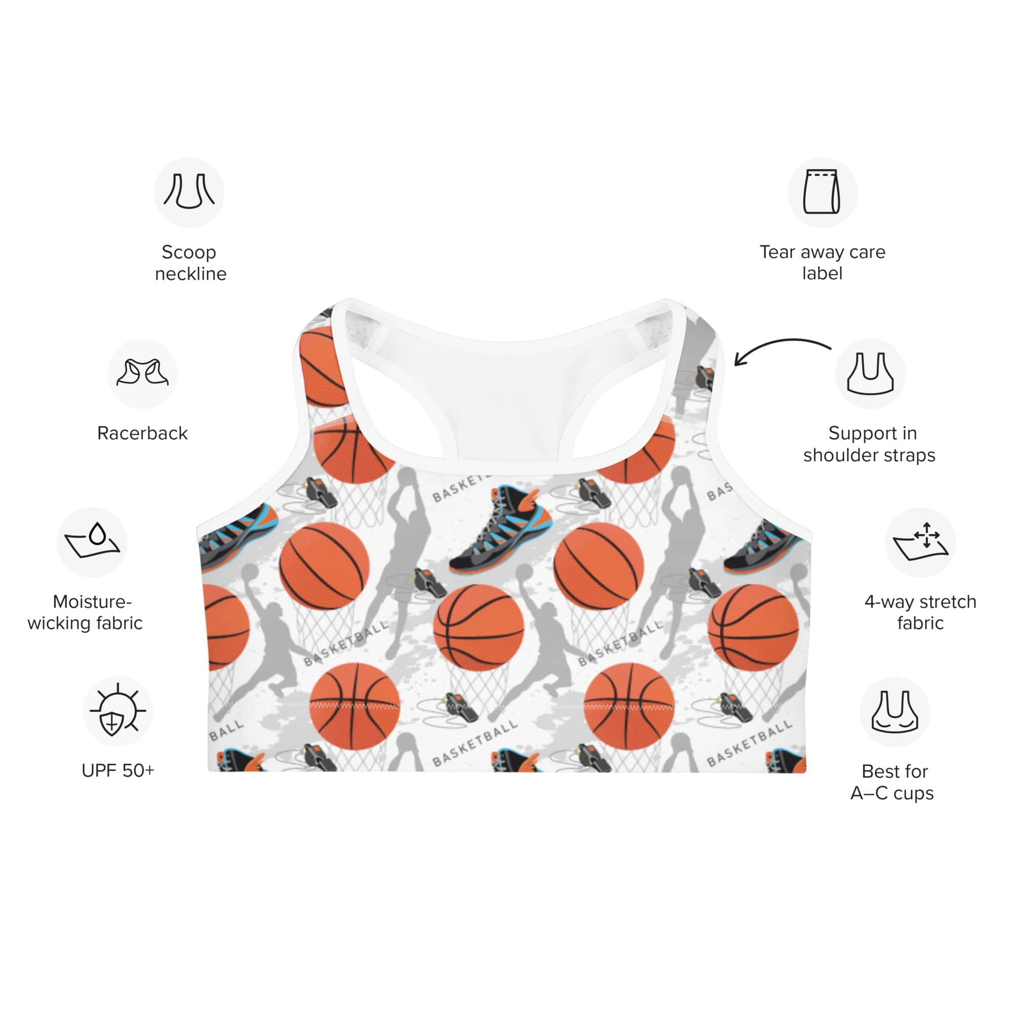 Basketball Sports Bra