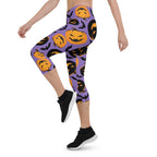 Bats and Jack O'Lanterns Capris