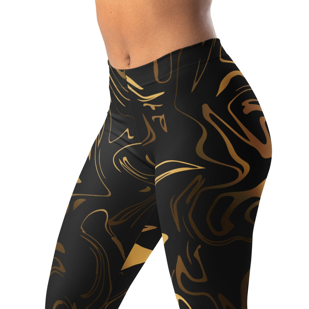 Black & Gold Leggings