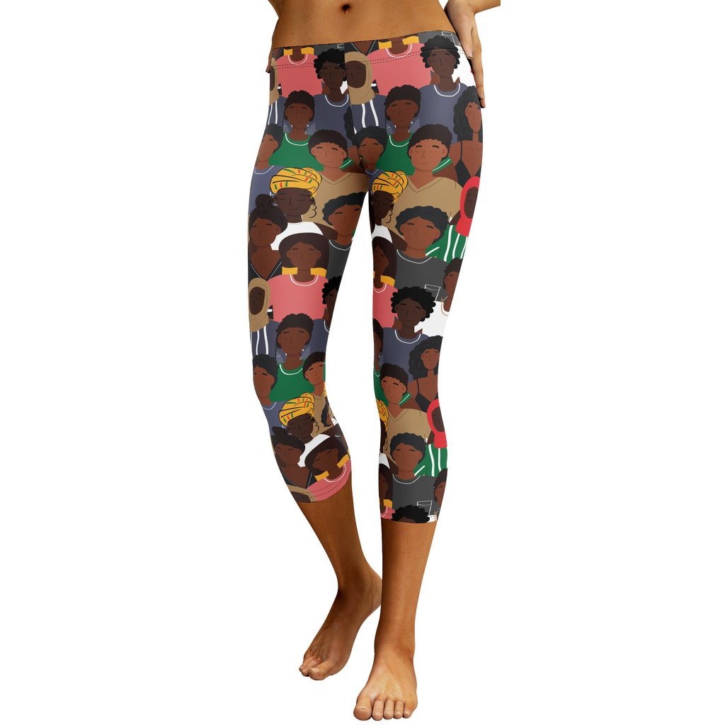 Black History Celebration Capris