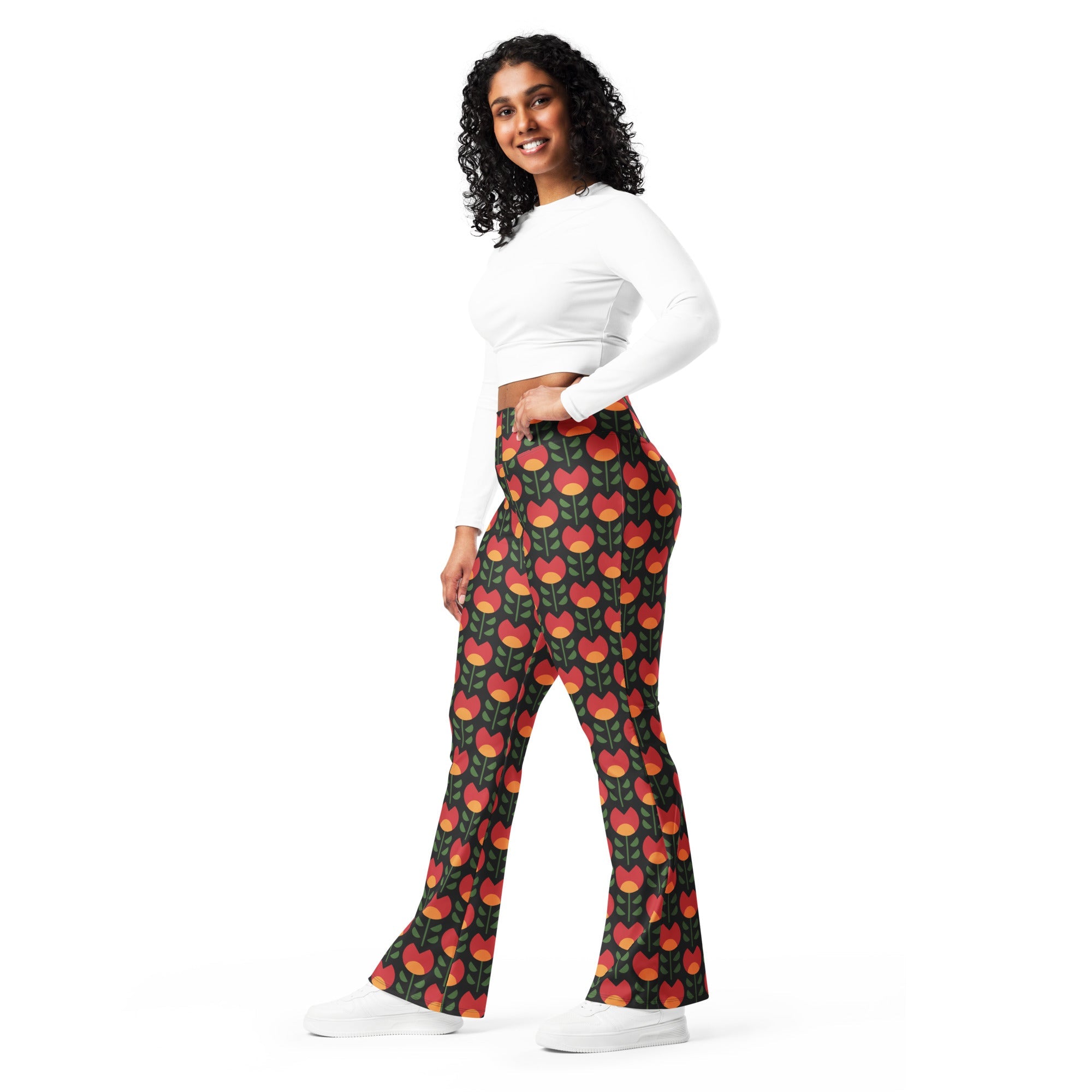 Black History Month Flare Leggings