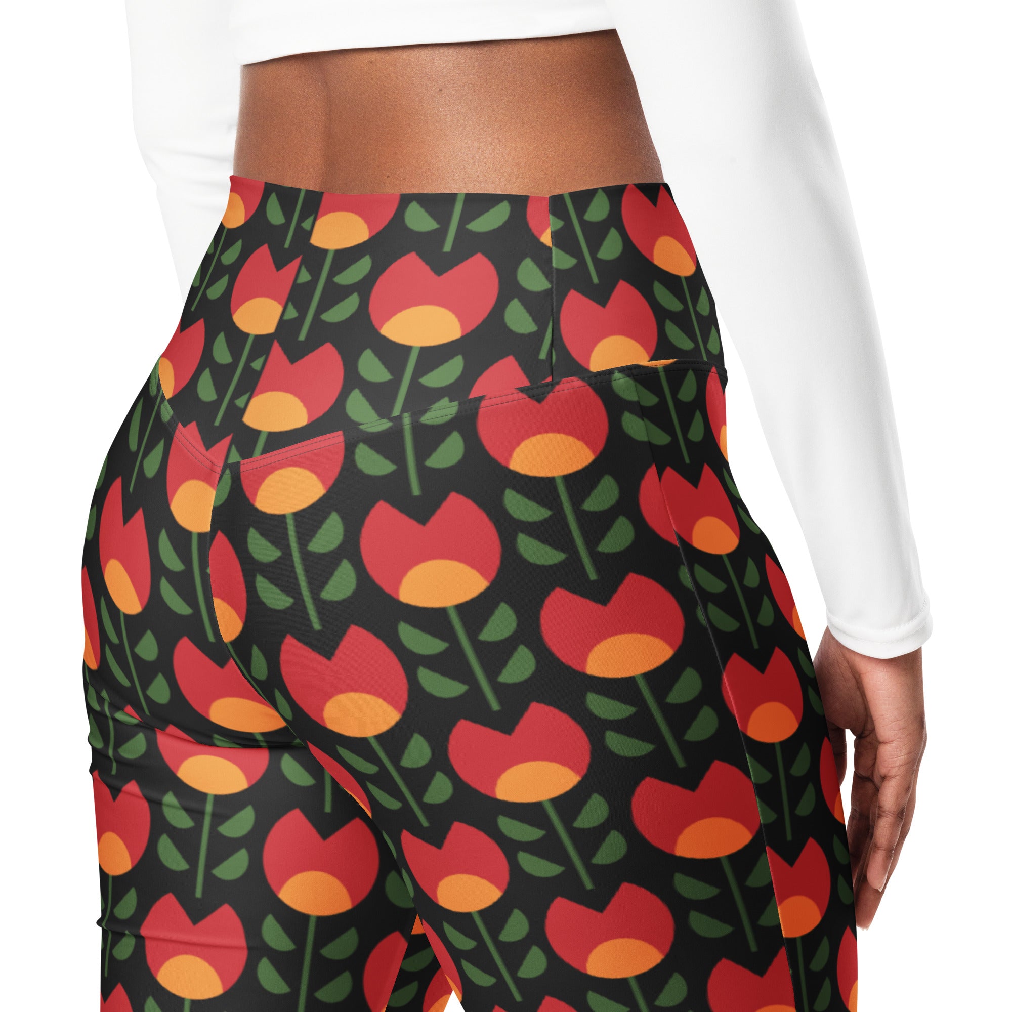 Black History Month Flare Leggings