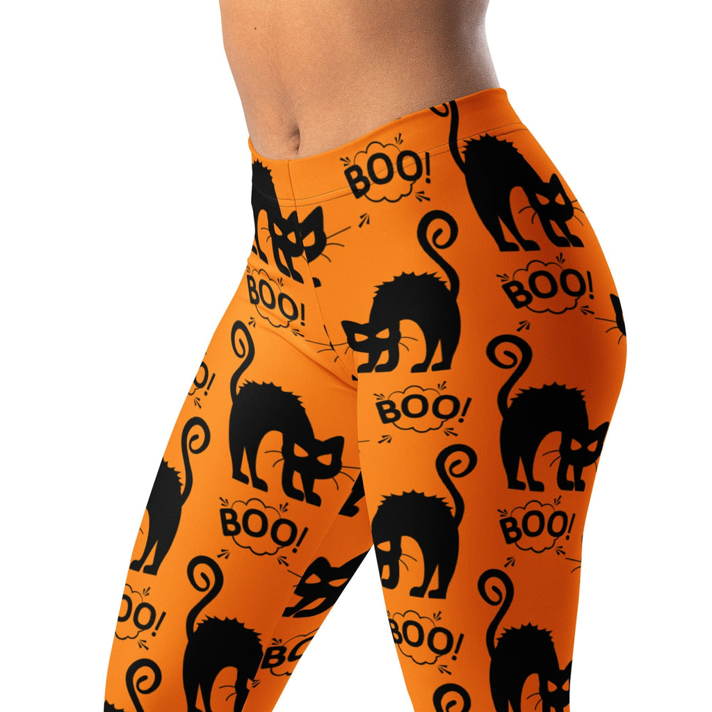 Black Kitty Halloween Leggings