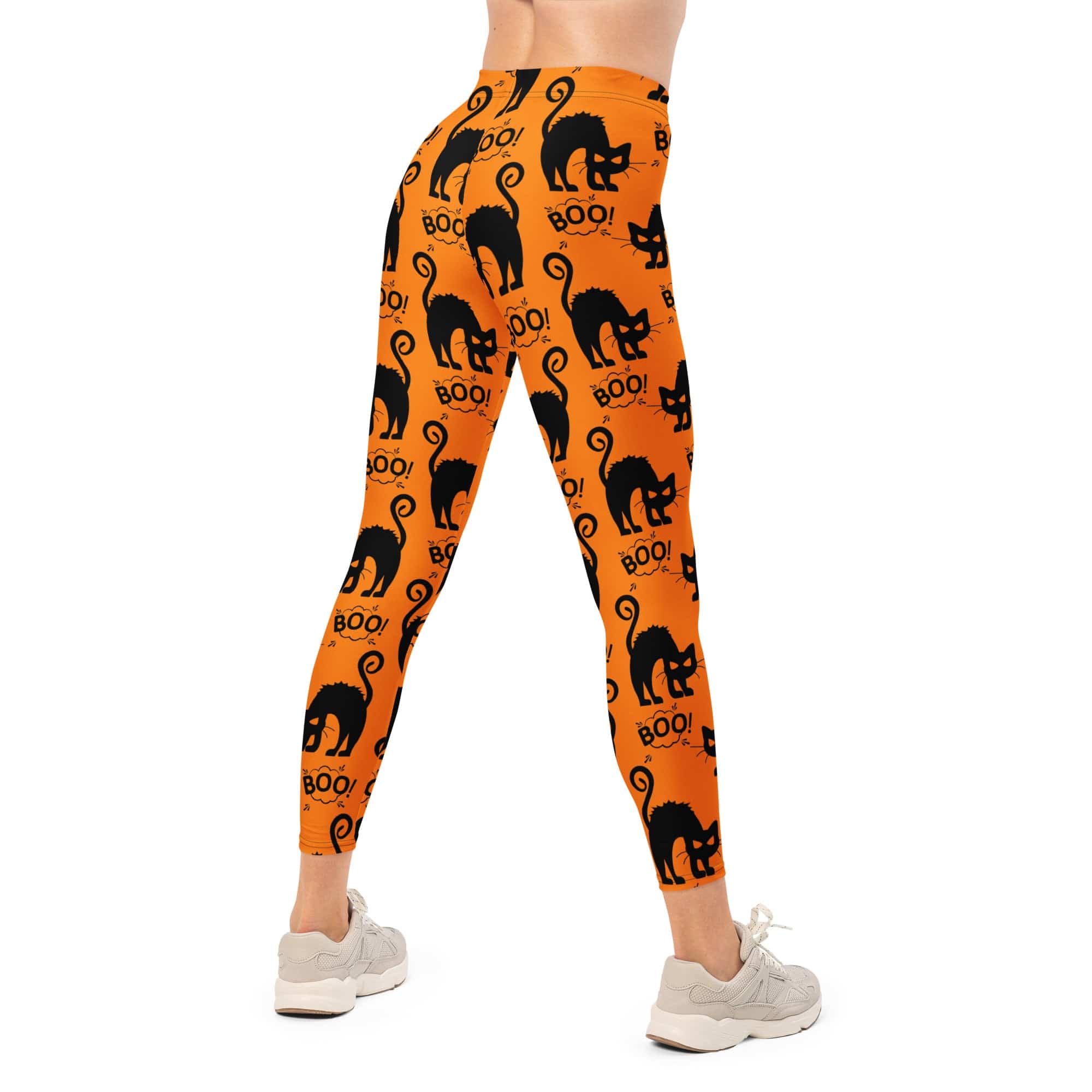 Black Kitty Halloween Leggings