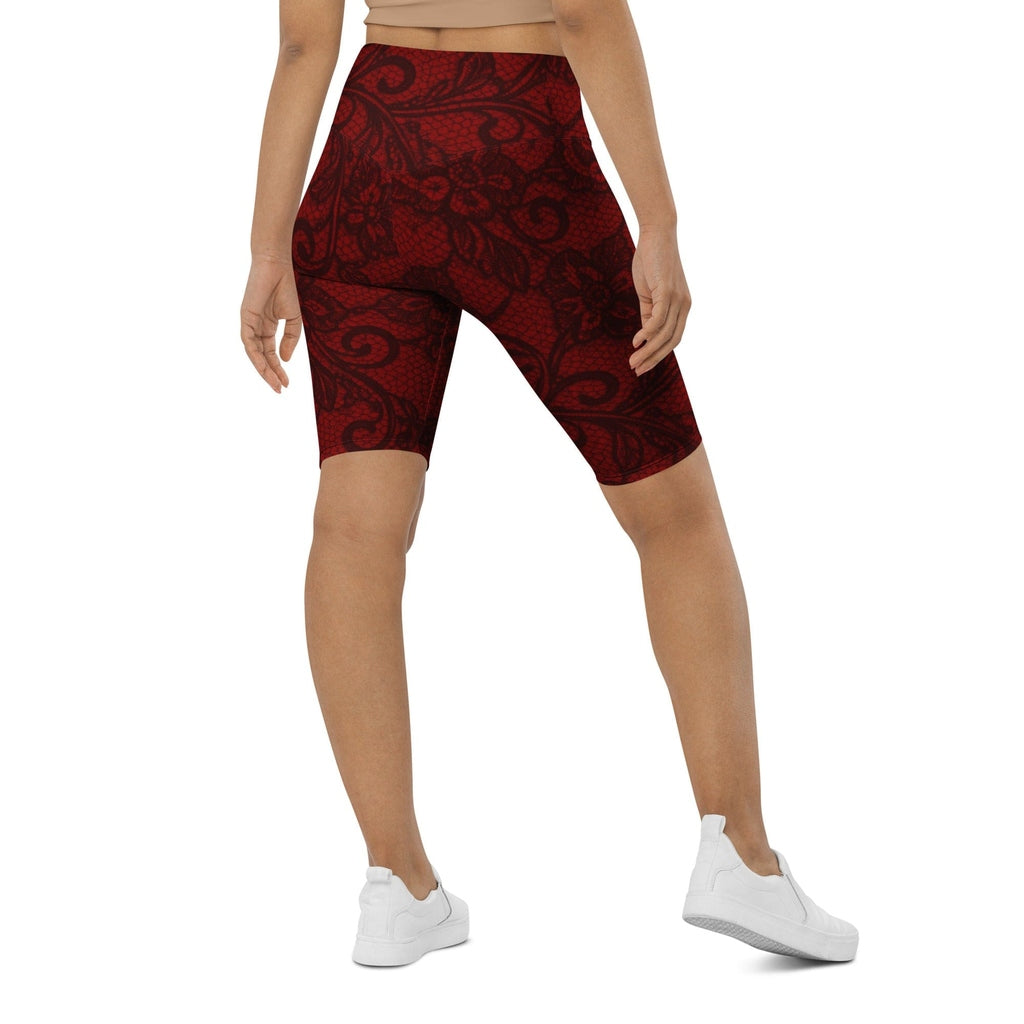 Black Lace Affair Biker Shorts