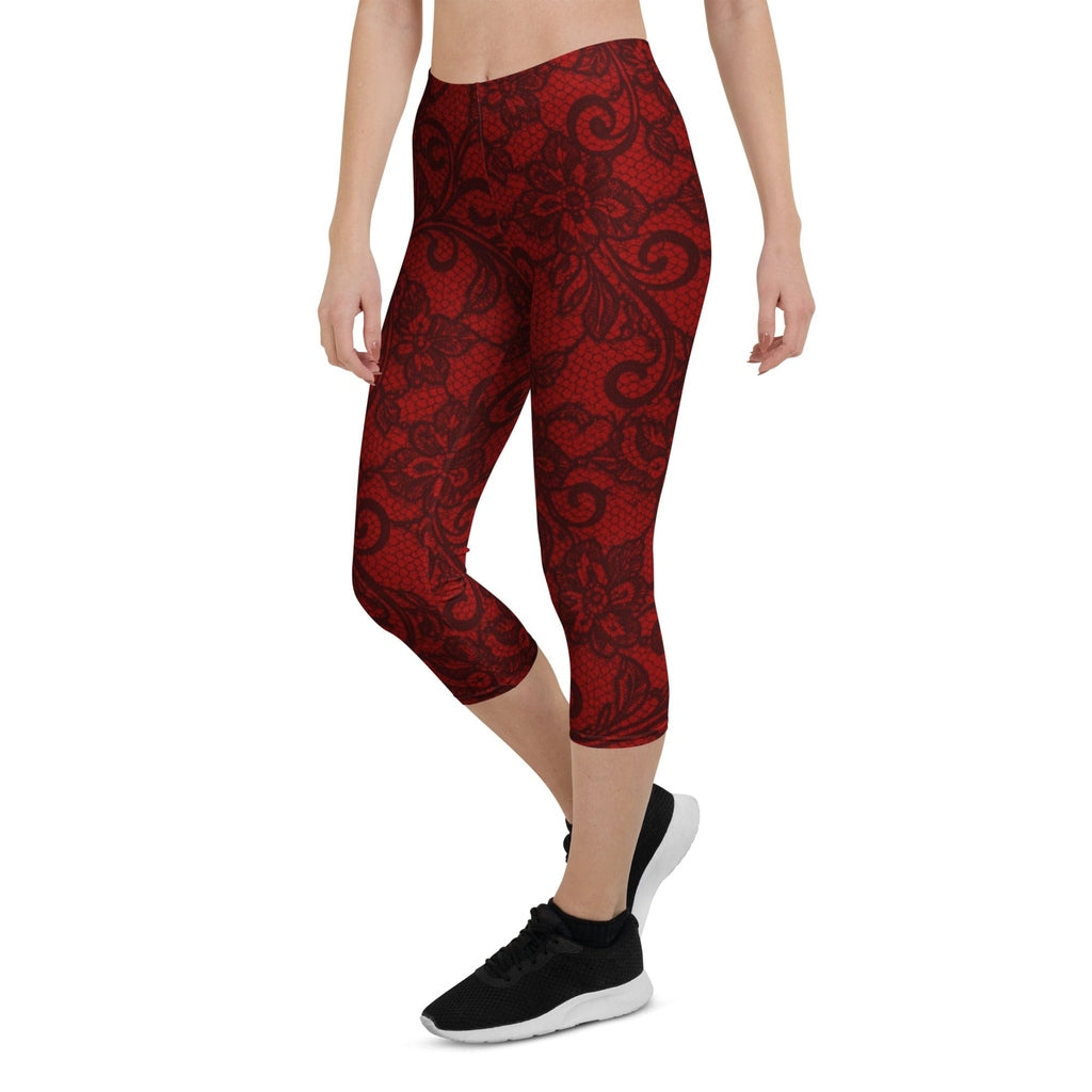 Black Lace Affair Capris