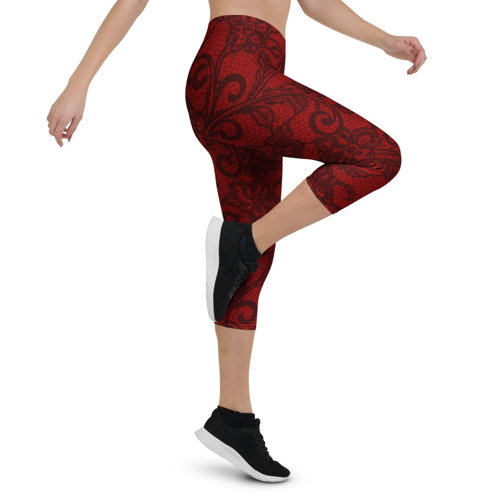 Black Lace Affair Capris
