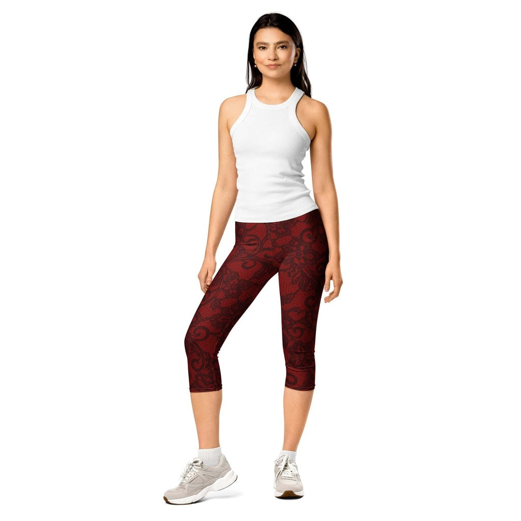 Black Lace Affair Capris