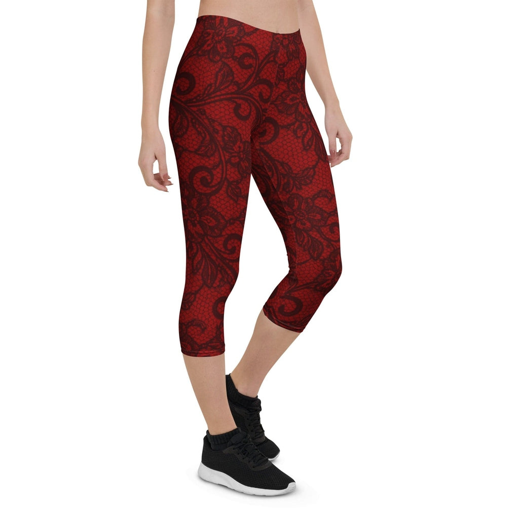 Black Lace Affair Capris