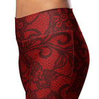 Black Lace Affair Flare Leggings