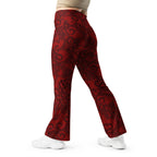 Black Lace Affair Flare Leggings