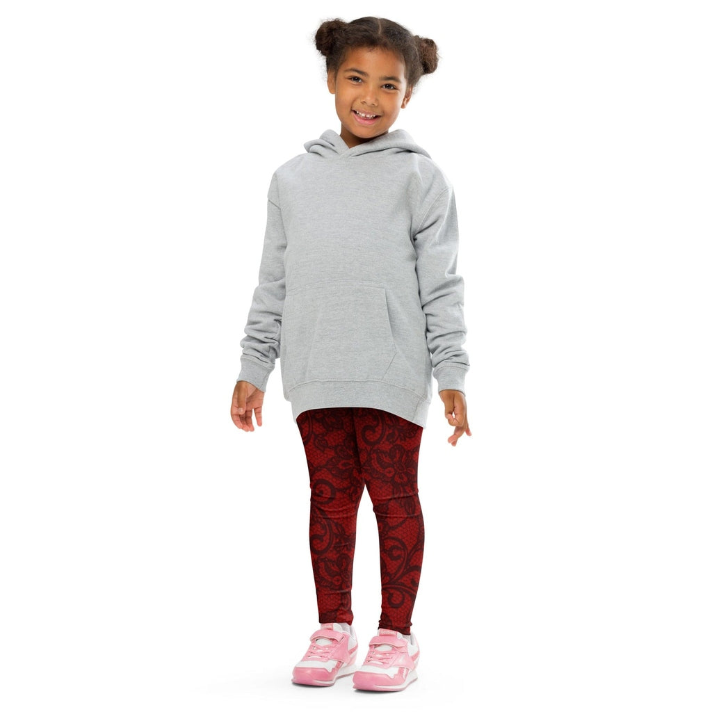 Black Lace Affair Kid's Leggings