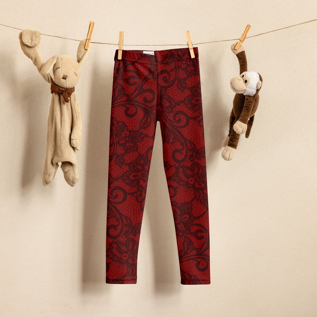 Black Lace Affair Kid's Leggings