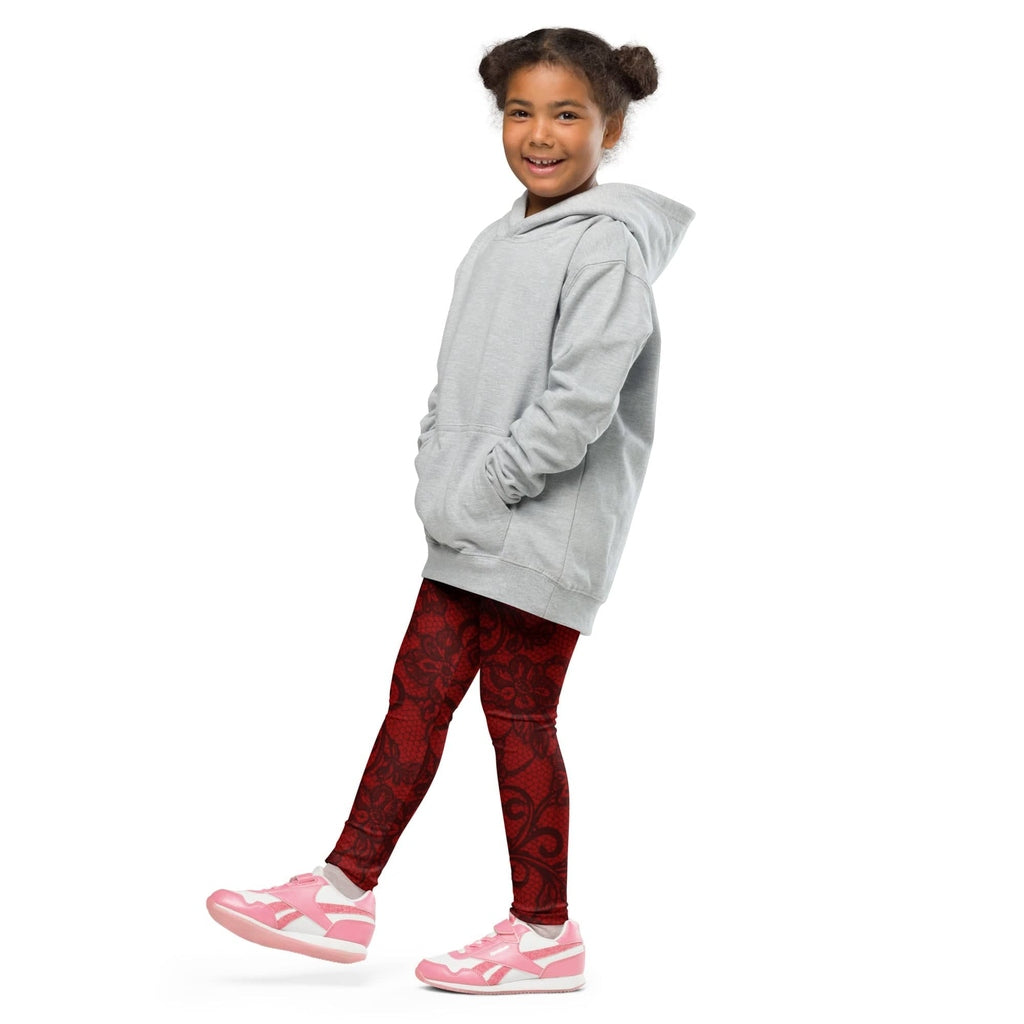 Black Lace Affair Kid's Leggings
