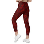 Black Lace Affair Leggings With Pockets