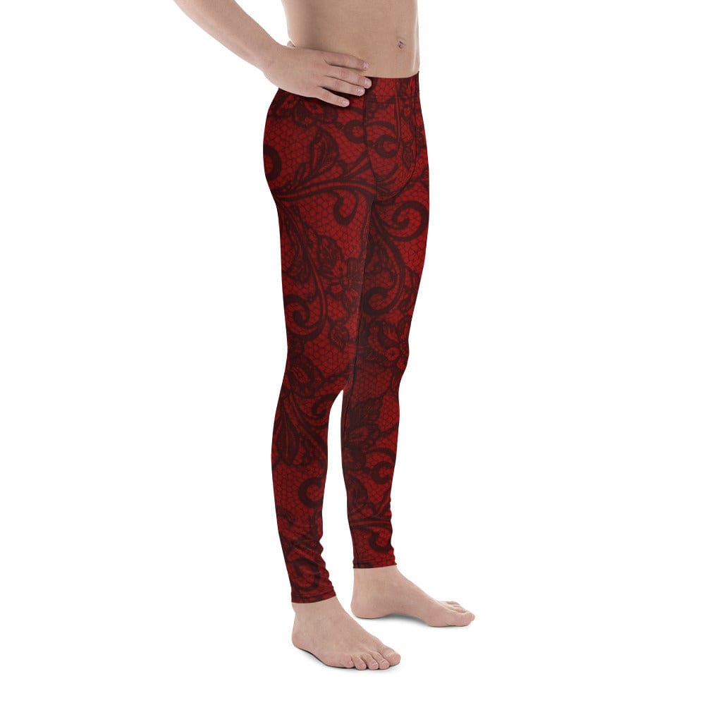 Black Lace Affair Men's Leggings